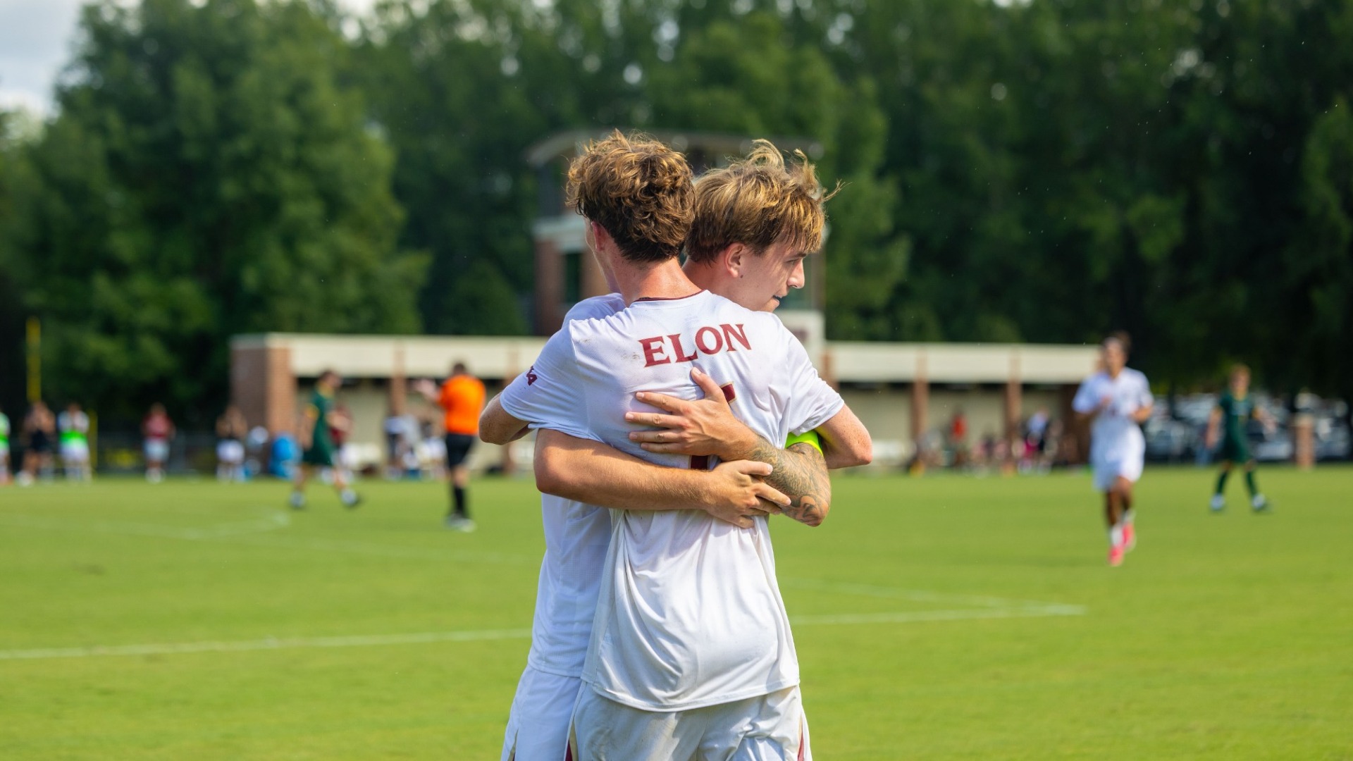 Magnus Jacobsen & Weston Jonke goal celebration vs. William & Mary