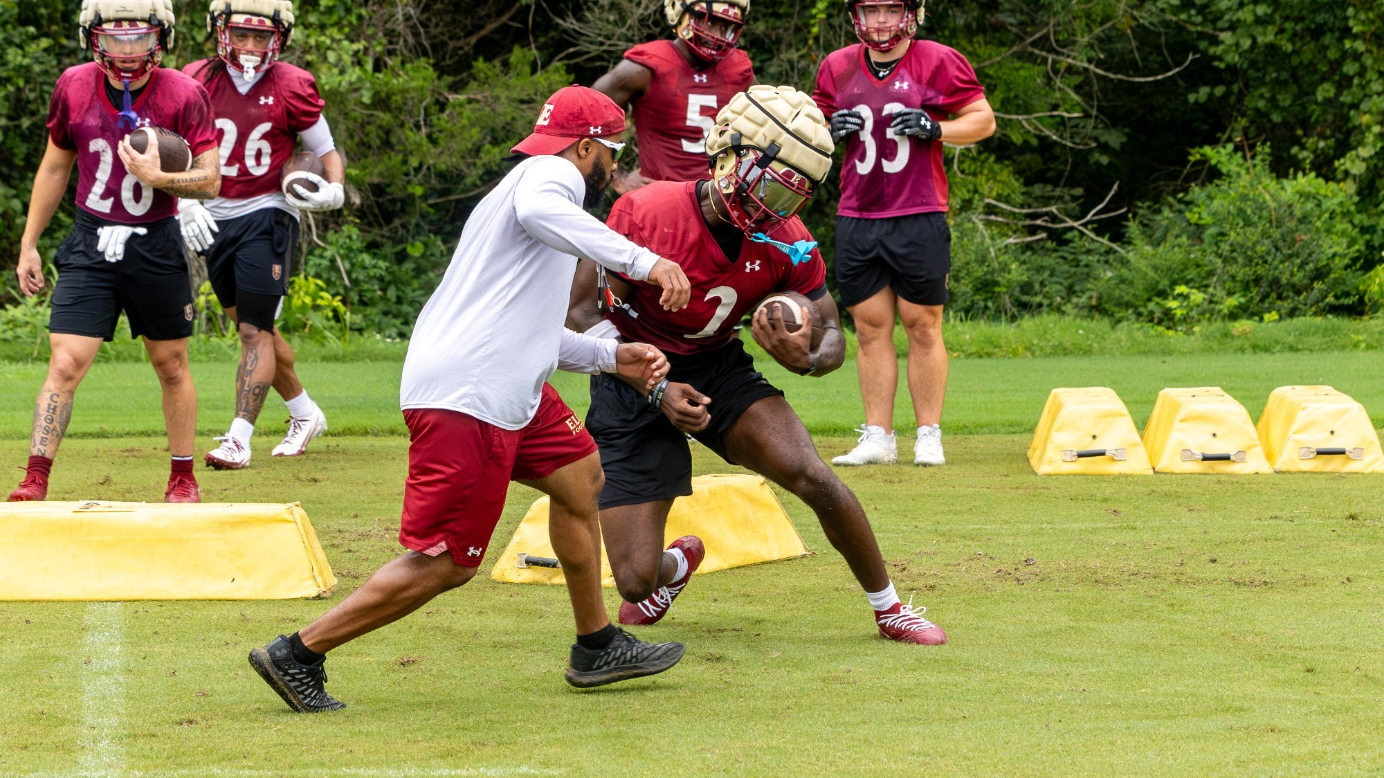 Dan Frederick and Nate Harris in Fall Camp 