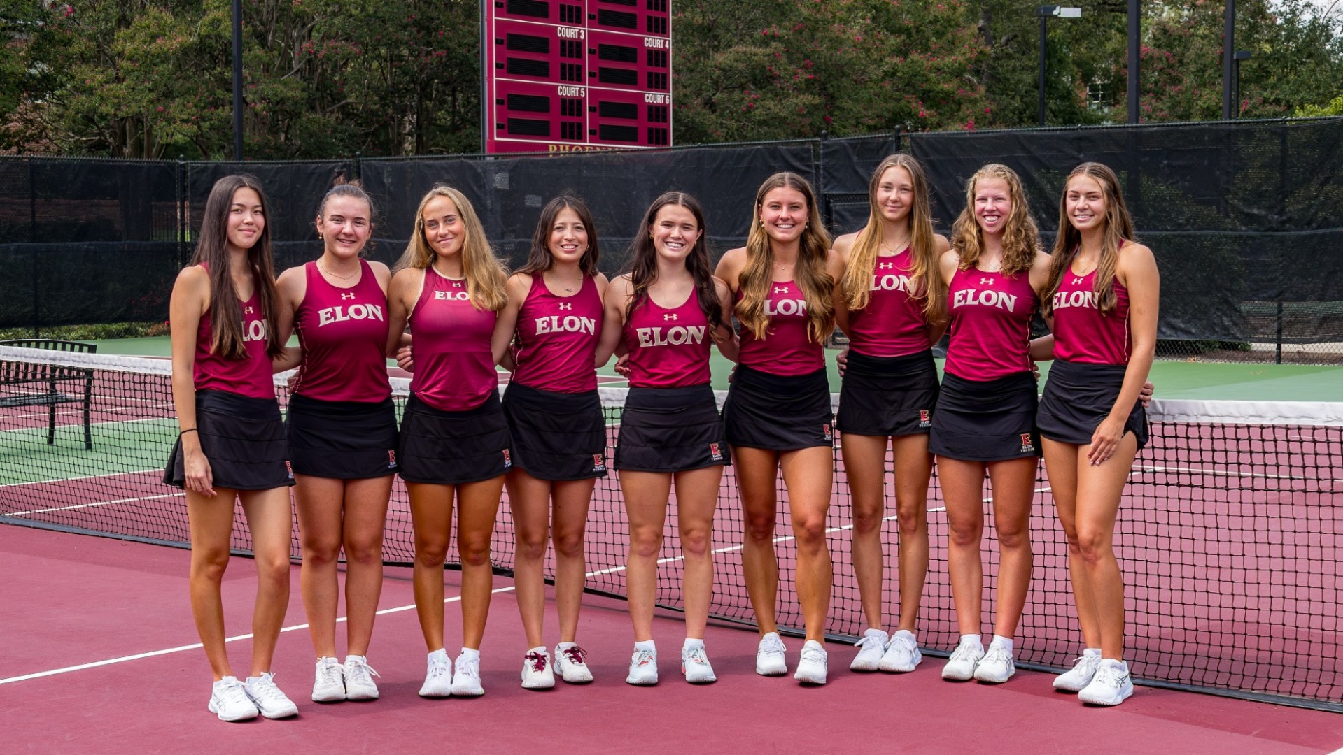 Women's Tennis 2026-27 team photo