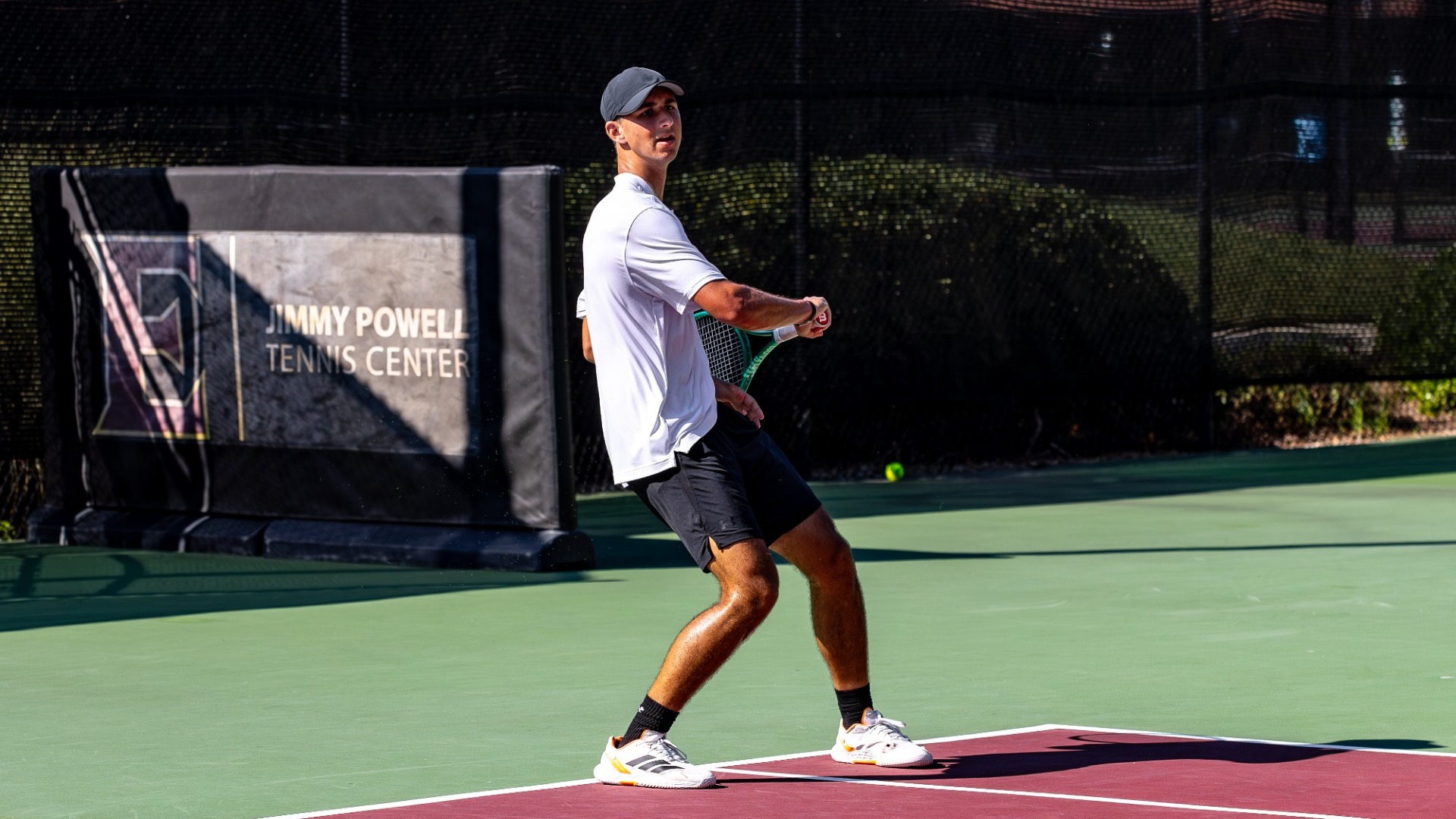 Nikola Parichkov forehand Elon Invitational 