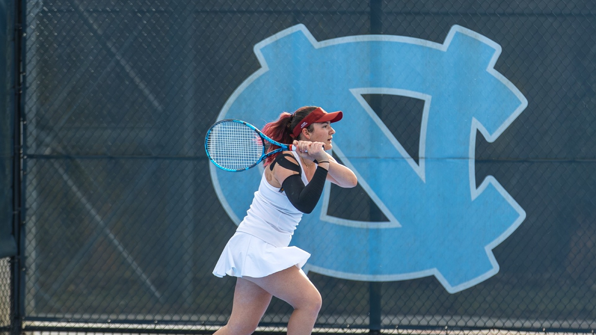 Lisa Kranec backhand at North Carolina