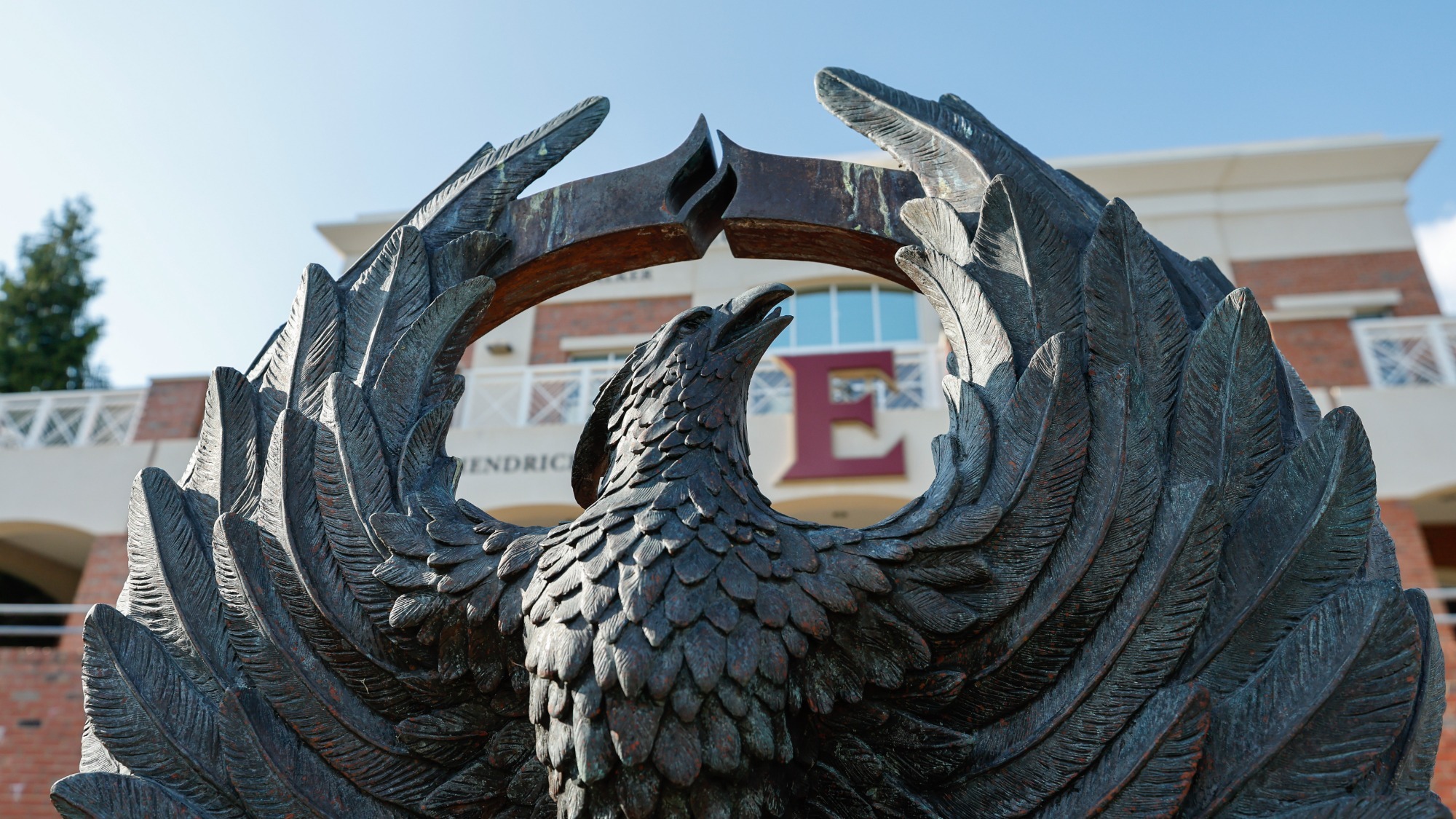 Football: Rhodes Stadium Phoenix Statue