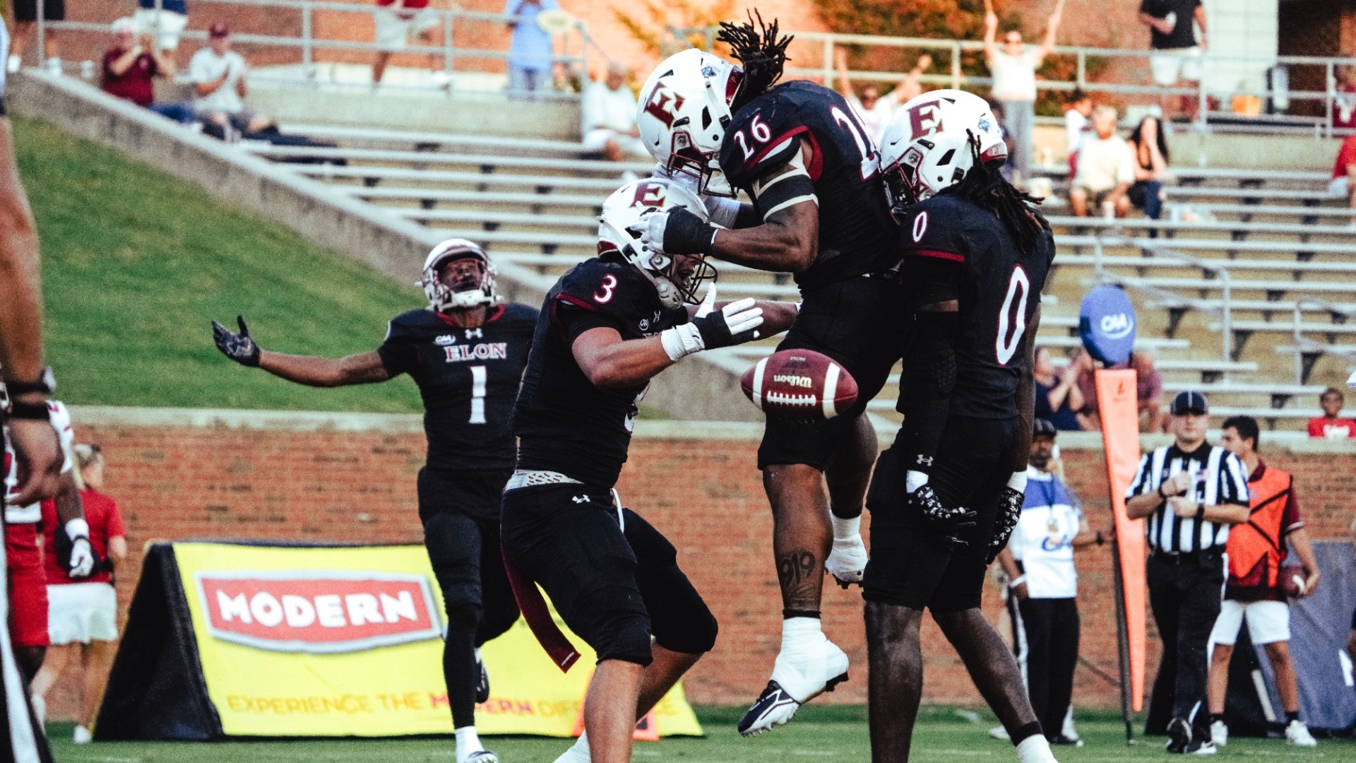 Elon TD Celebration