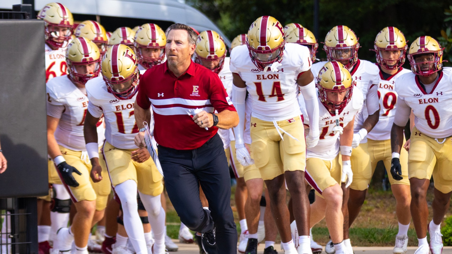 Tony Trisciani and team entrance