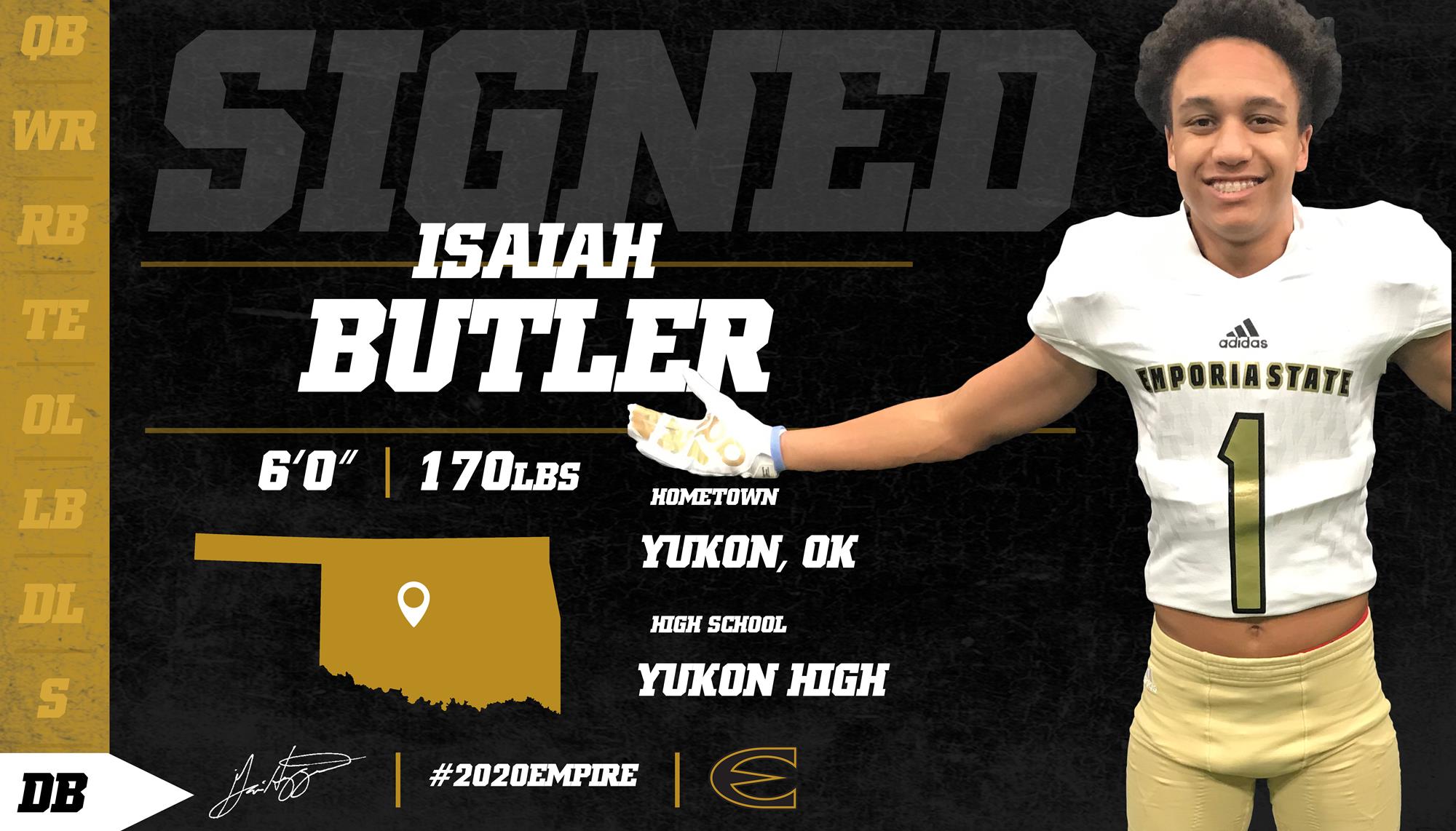 Isaiah Butler 2021 Football Emporia State University Athletics