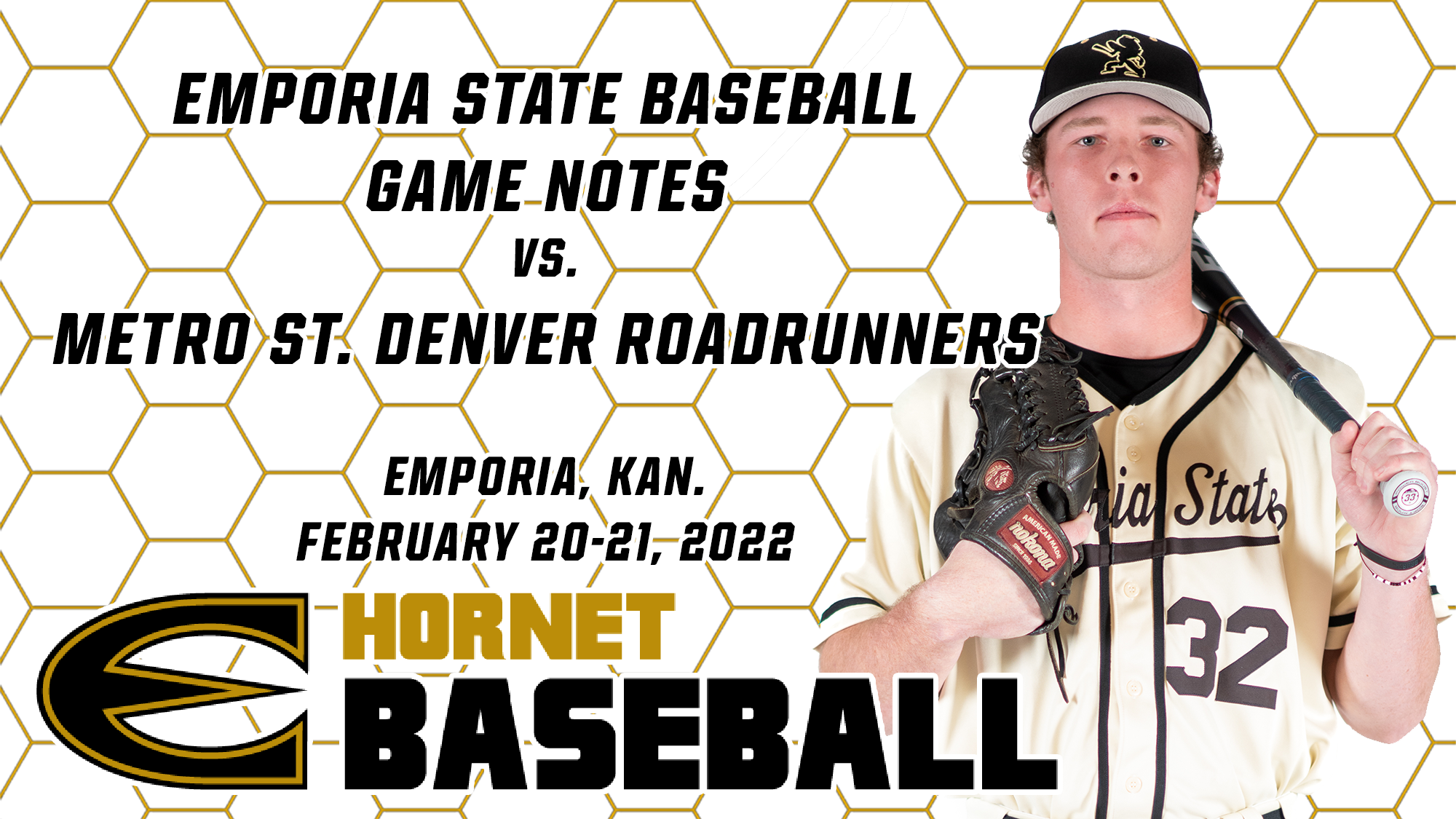 BASEBALL TO PLAY HOST TO METRO STATEDENVER Emporia State