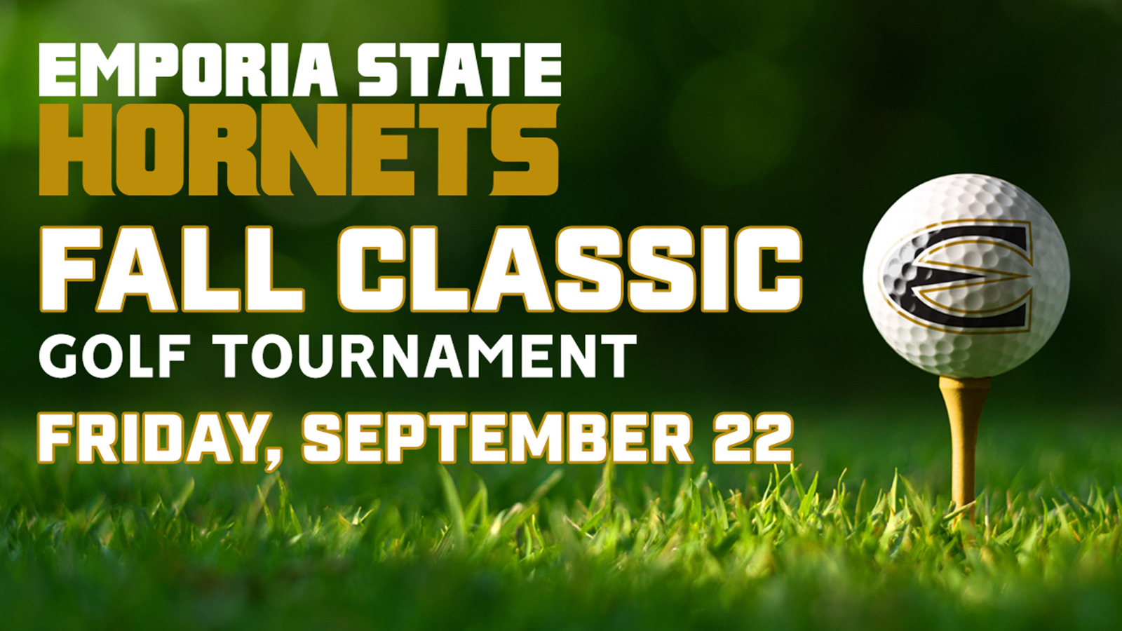 2023 ESU Hornets Classic Golf Tournament Graphic