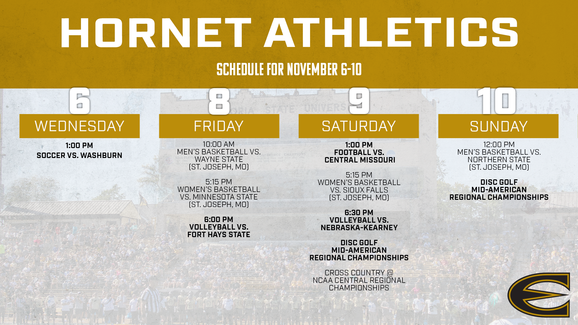 This Week in Athletics (11-5-24)