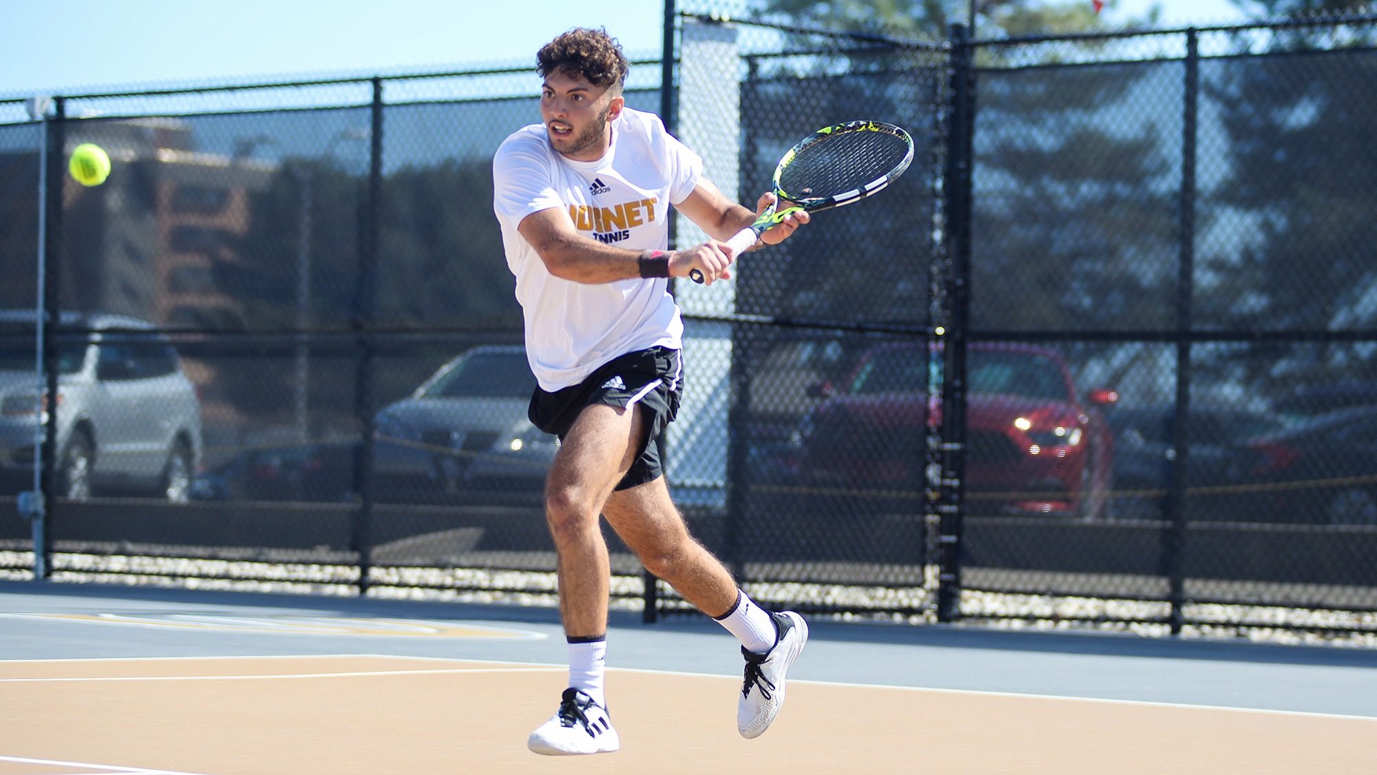 2025 Emporia State Men's Tennis Mostafa Elbasnaly against Cowley CC