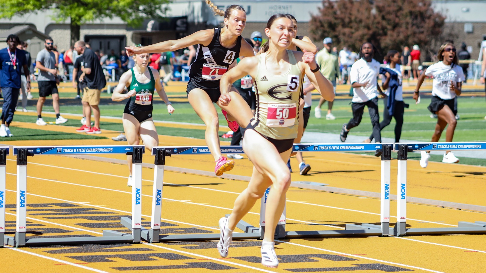 2025 Emporia State Women's Track & Field Abigael Reid Harelson in MIAA 400m hurdles