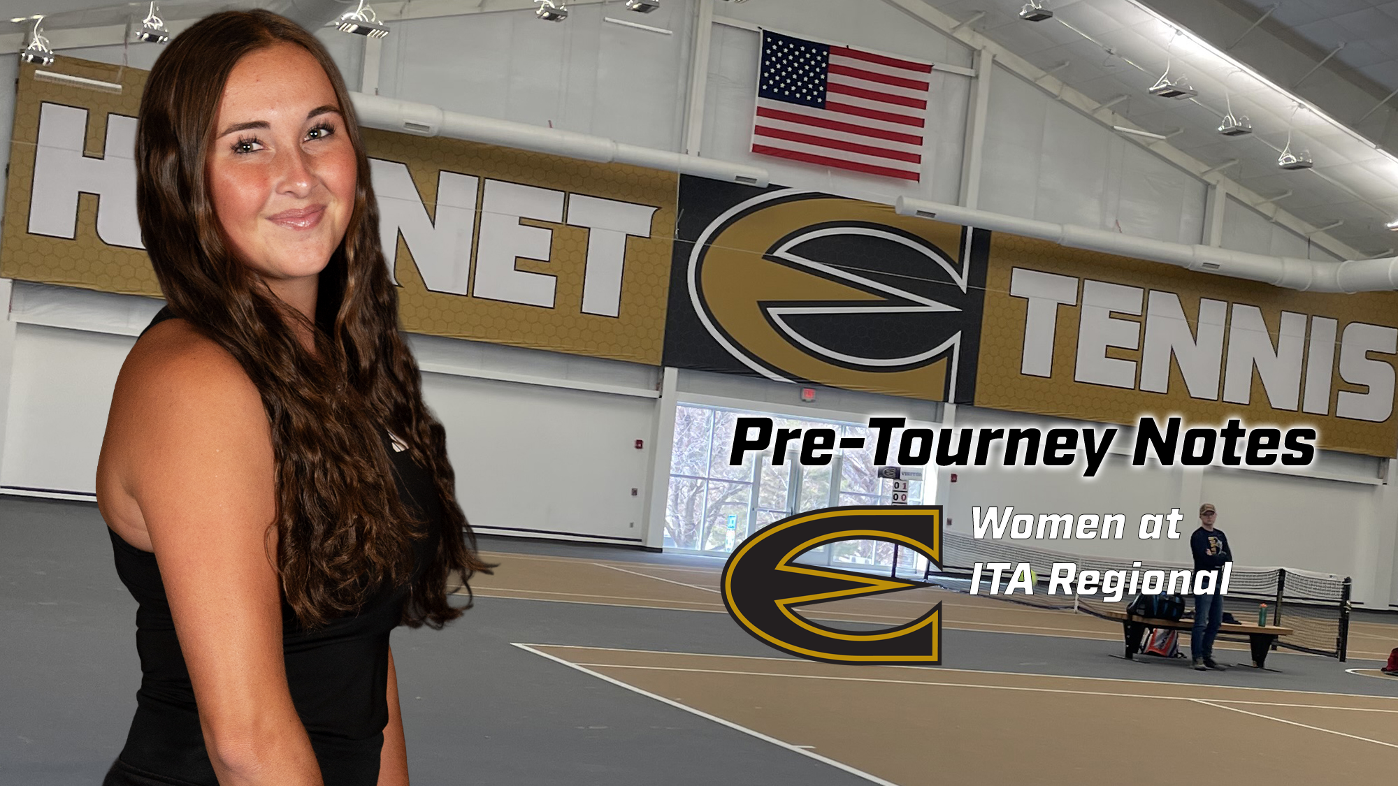 2025 Emporia State Women's Tennis Notes at ITA Regional Graphic