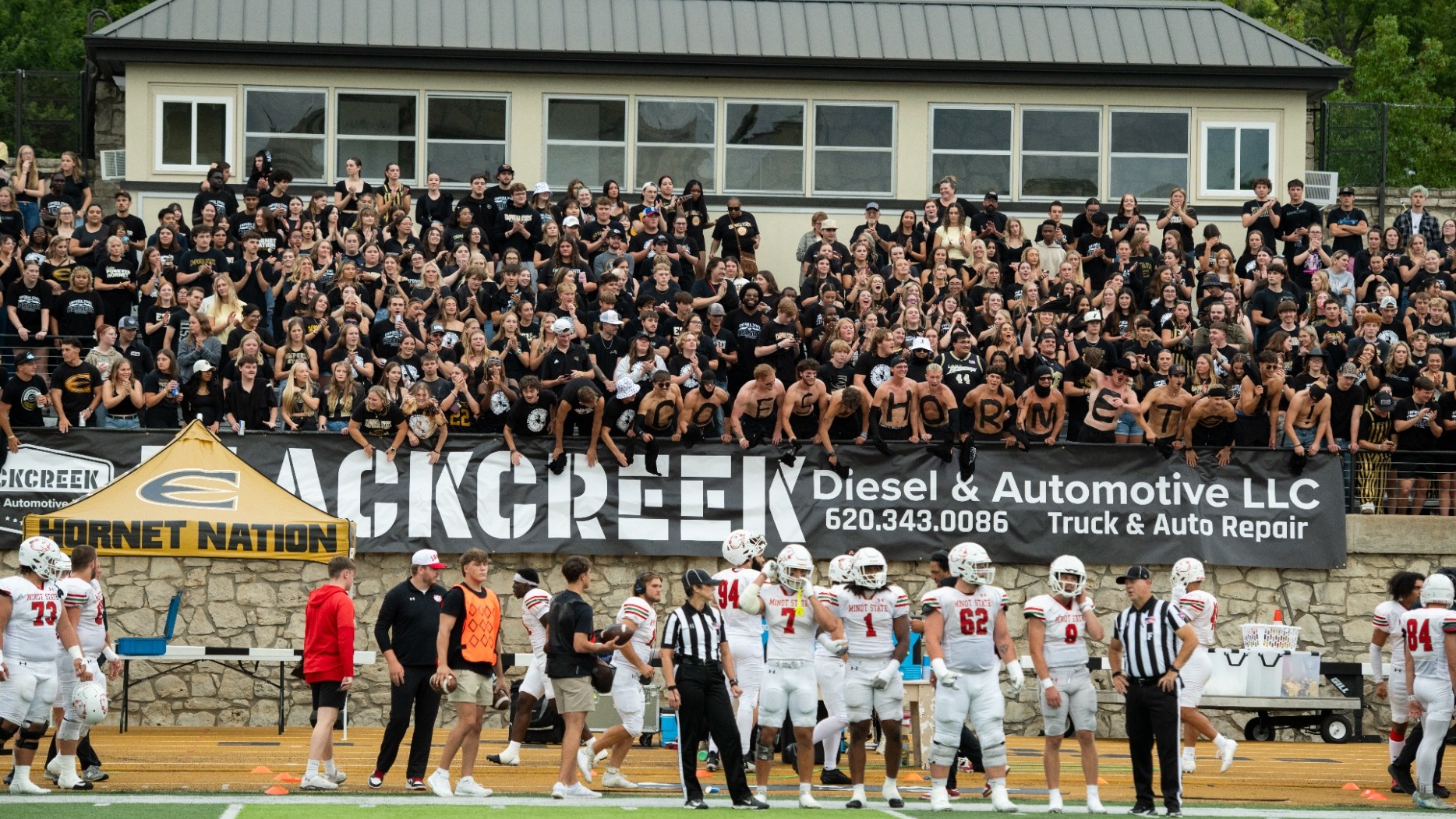 2025 Emporia State Football Student Section vs Minot State