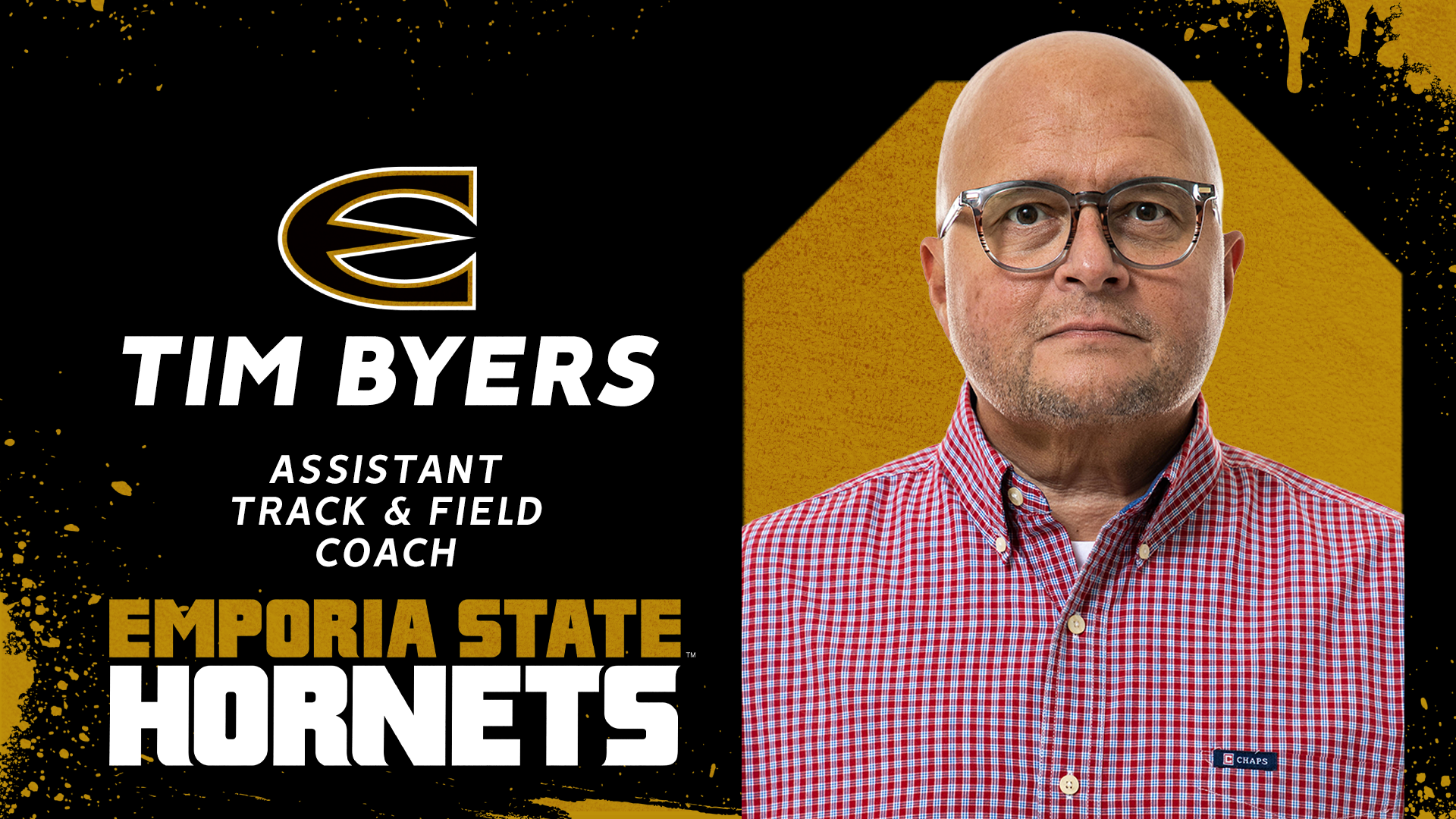 Welcome Emporia State Track & Field Assistant Coach Tim Byers