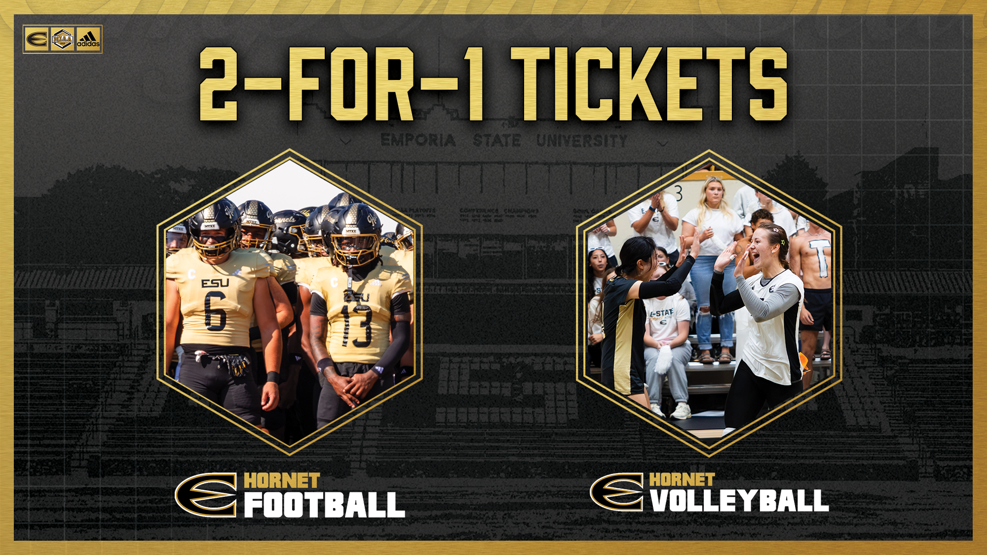 26 ESU FB & VB Tickets