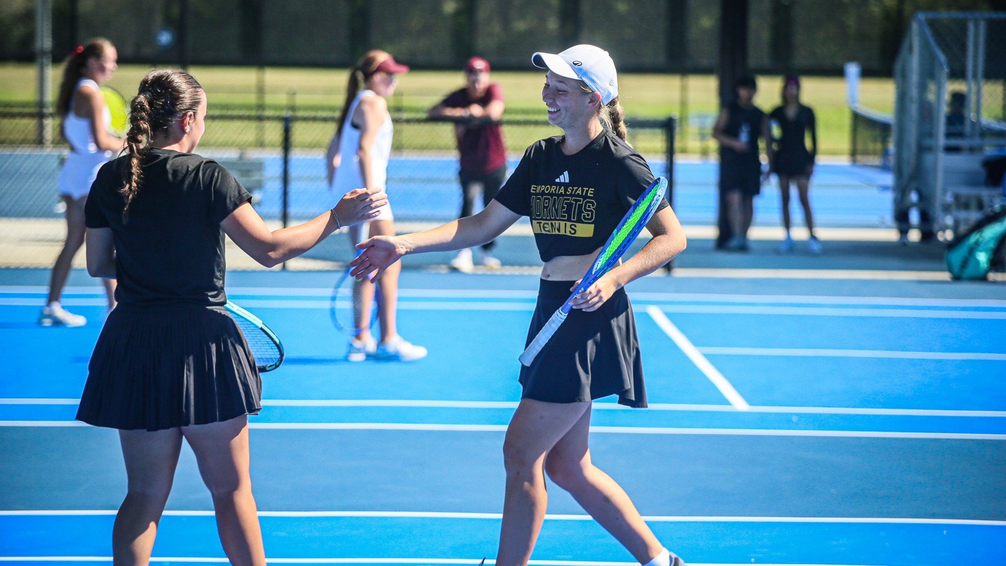 2026 Klimova and Russu doubles play at Washburn Invitational