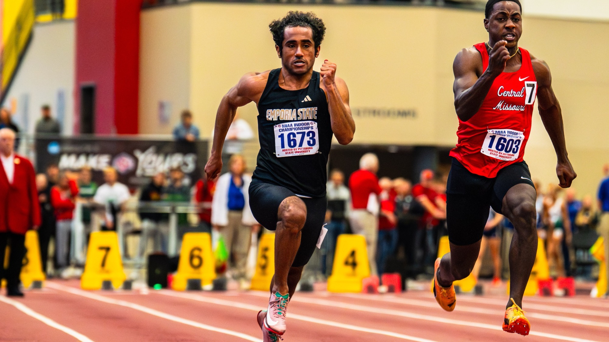 2026 Emporia State Men's Indoor Track & Field Ezekiel Seamster 60m at MIAA