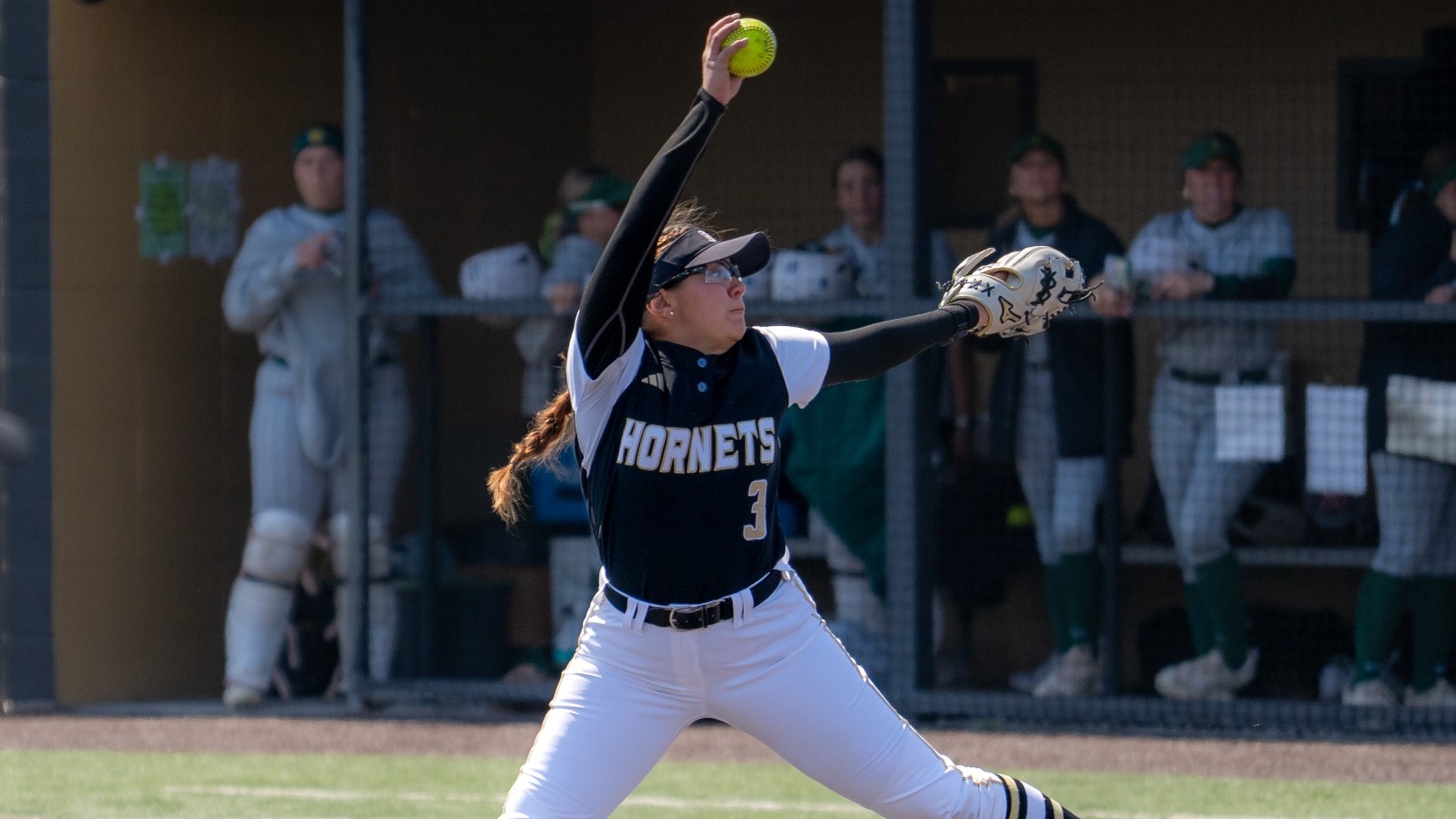 2026 Emporia State Softball Chloe Wilson Pitching against MSSU