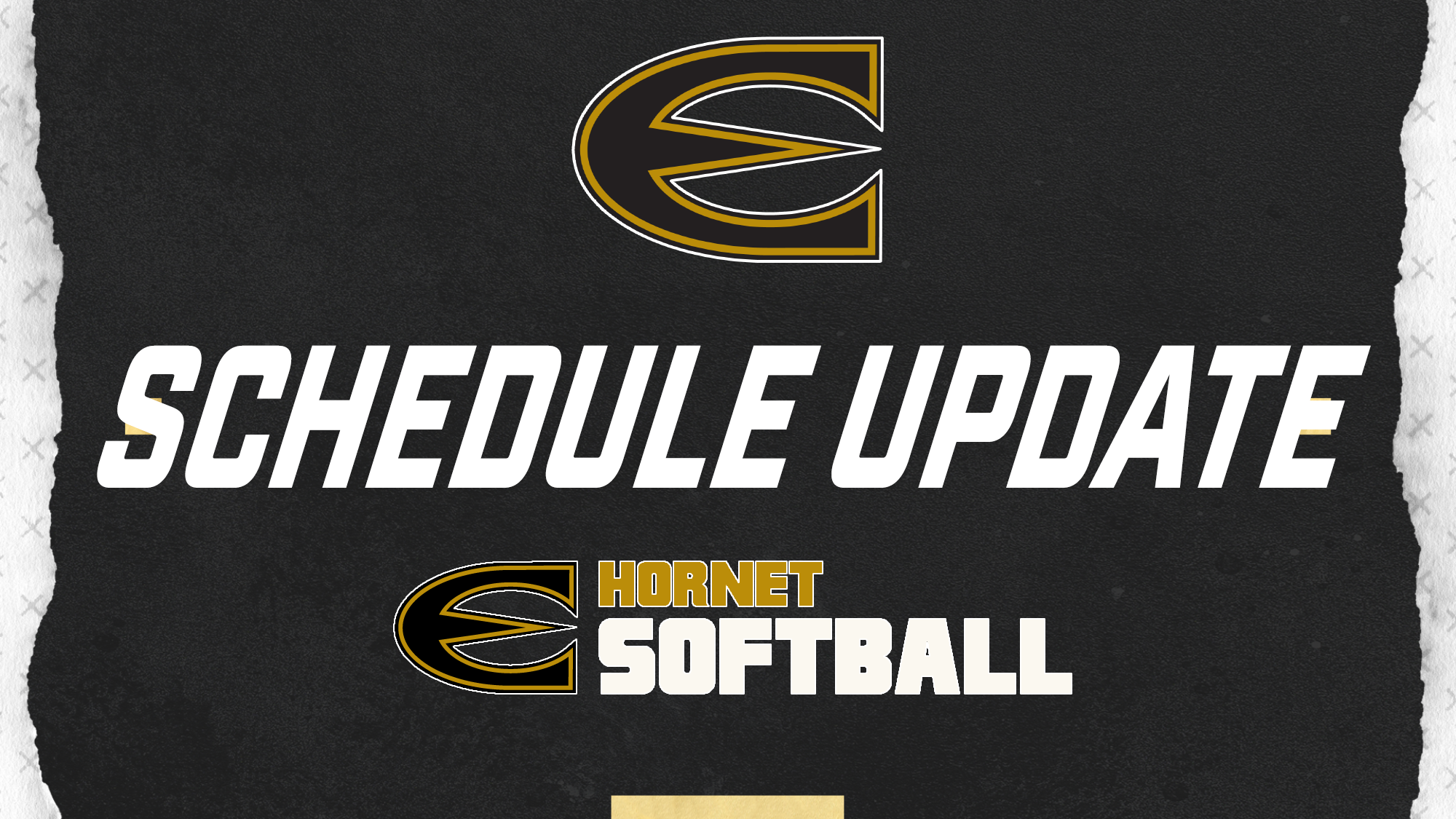 2026 Emporia State Softball Schedule Update Graphic