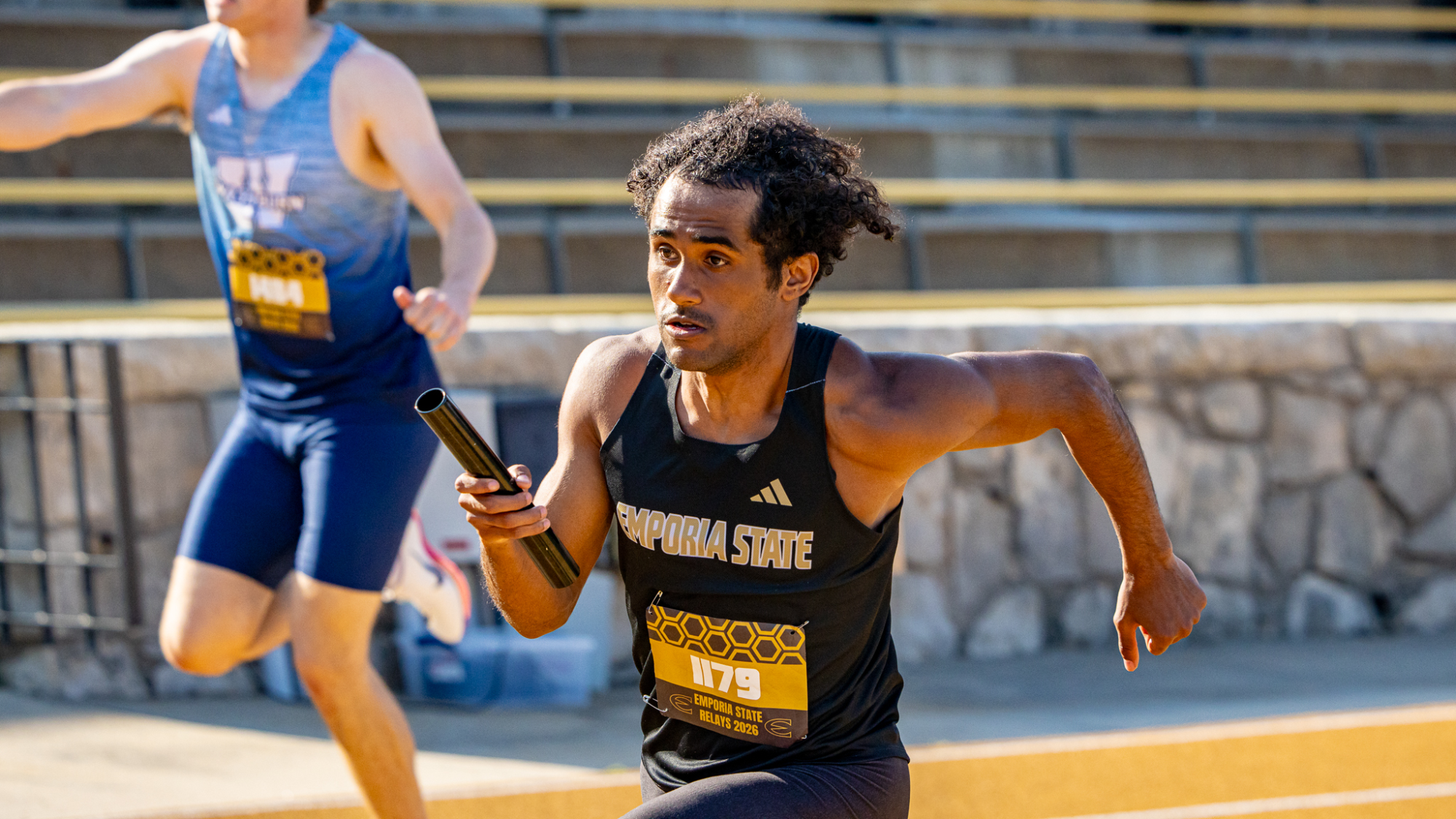 2026 Emporia State Track & Field Ezekiel Seamster running at ESU Relays