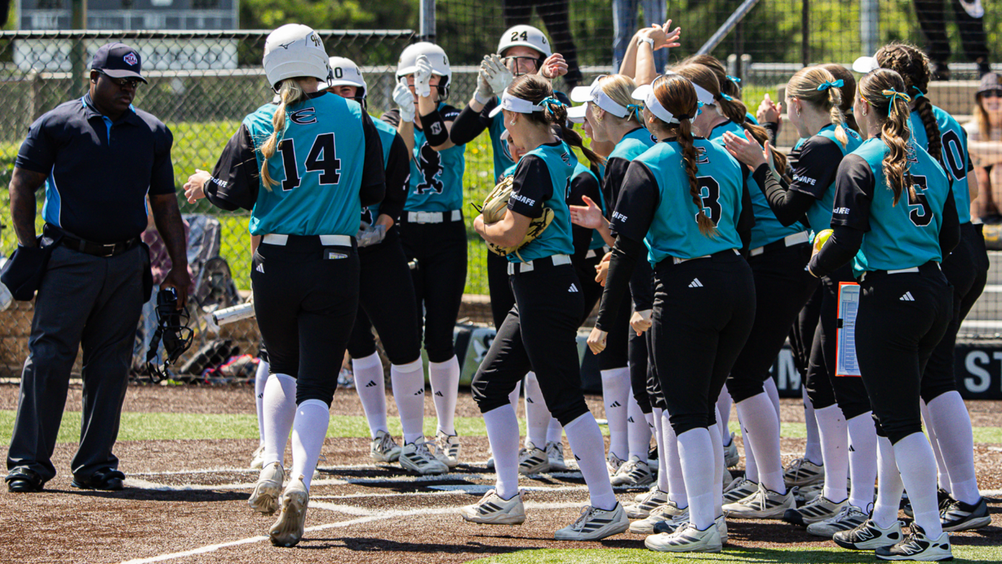 2026 Emporia State Softball Ally Miller Home Run Celebration vs NWMSU