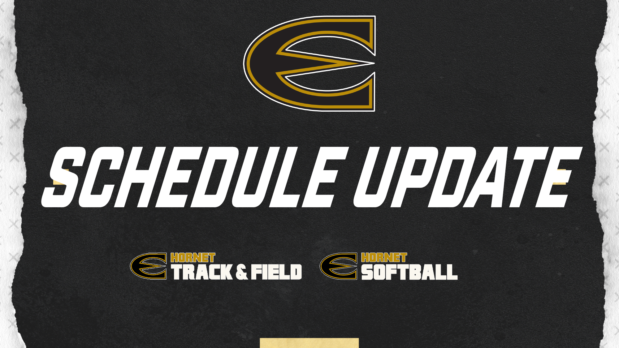 Schedule Updatge for ESU Track and Field + Softball