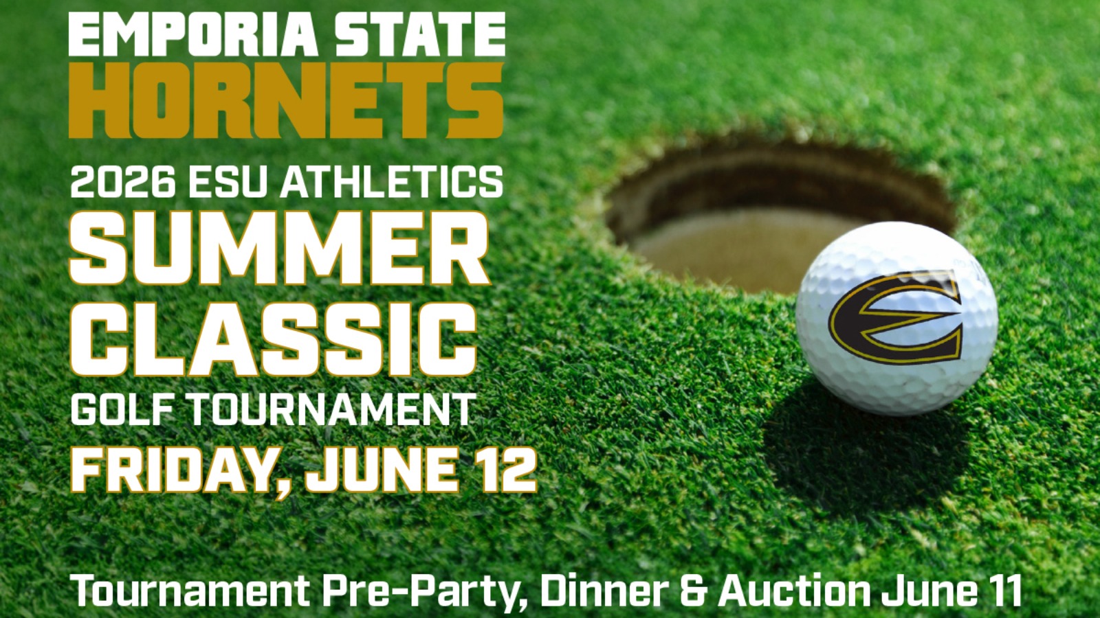 2026 ESU Athletics Summer Classic Golf Promotional Graphic