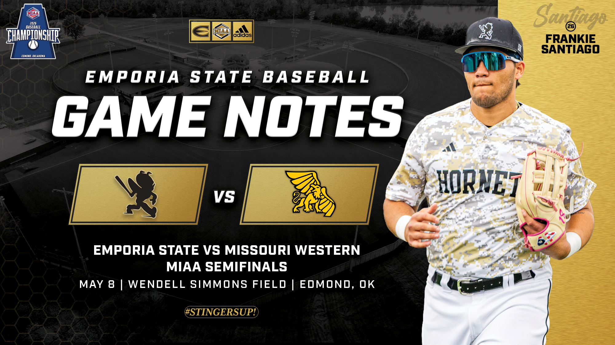 26 ESU Baseball Game Notes Graphic vs MIAA2