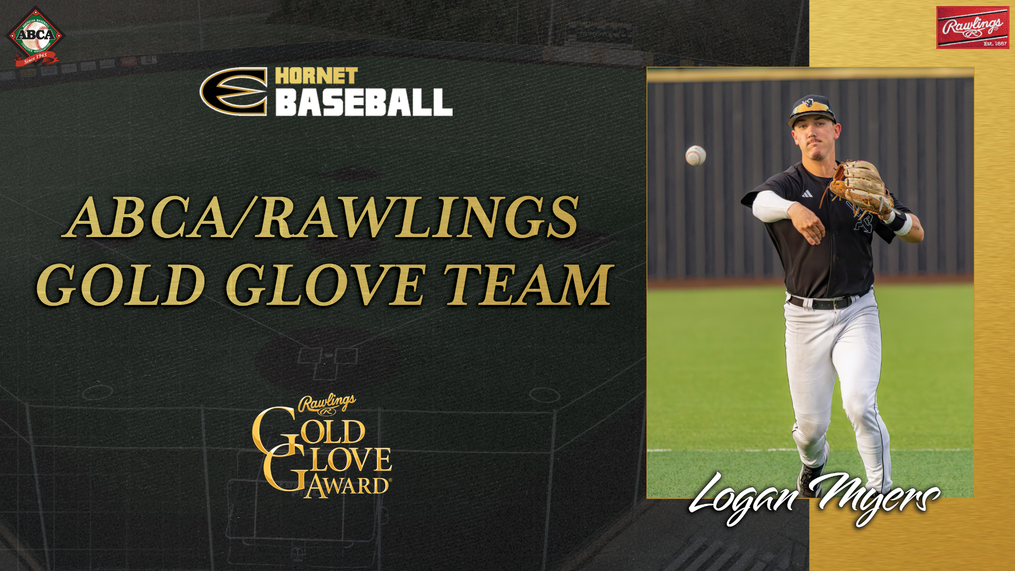 26 ESU Baseball Myers ABCA Gold Glove