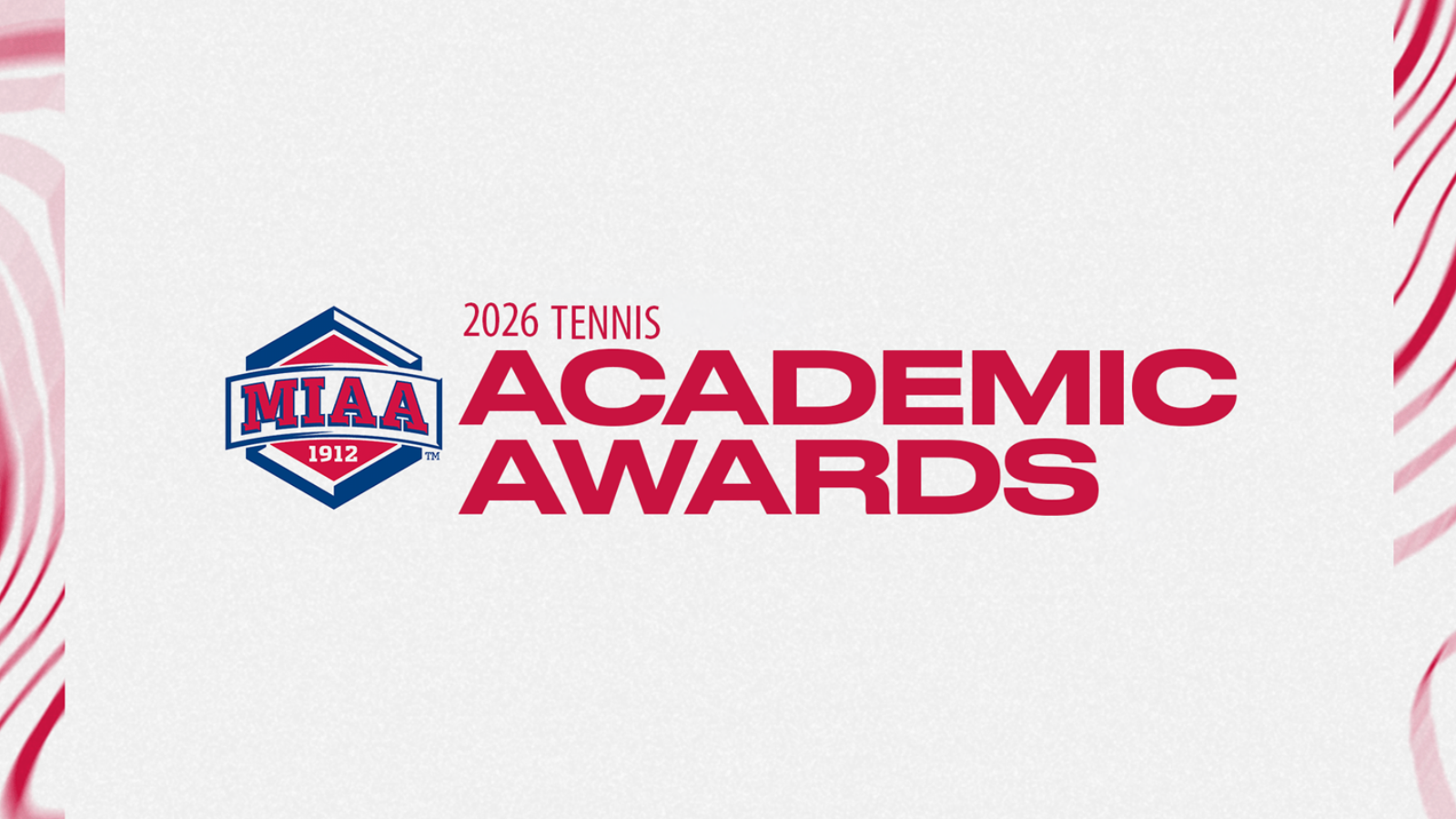 2026 MIAA Tennis Academic Awards graphic