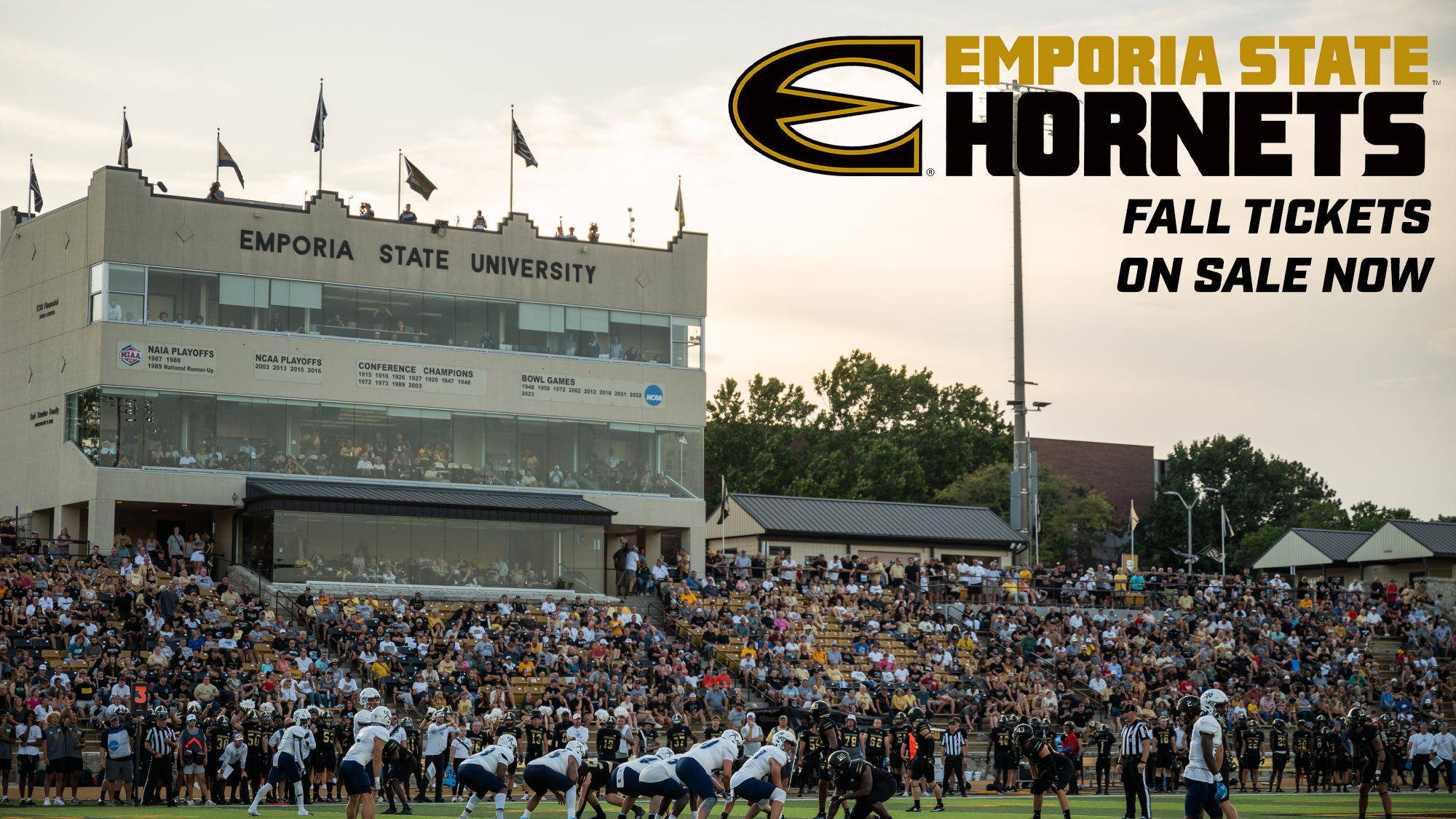 Welch Stadium Emporia State Tickets On Sale Now Graphic