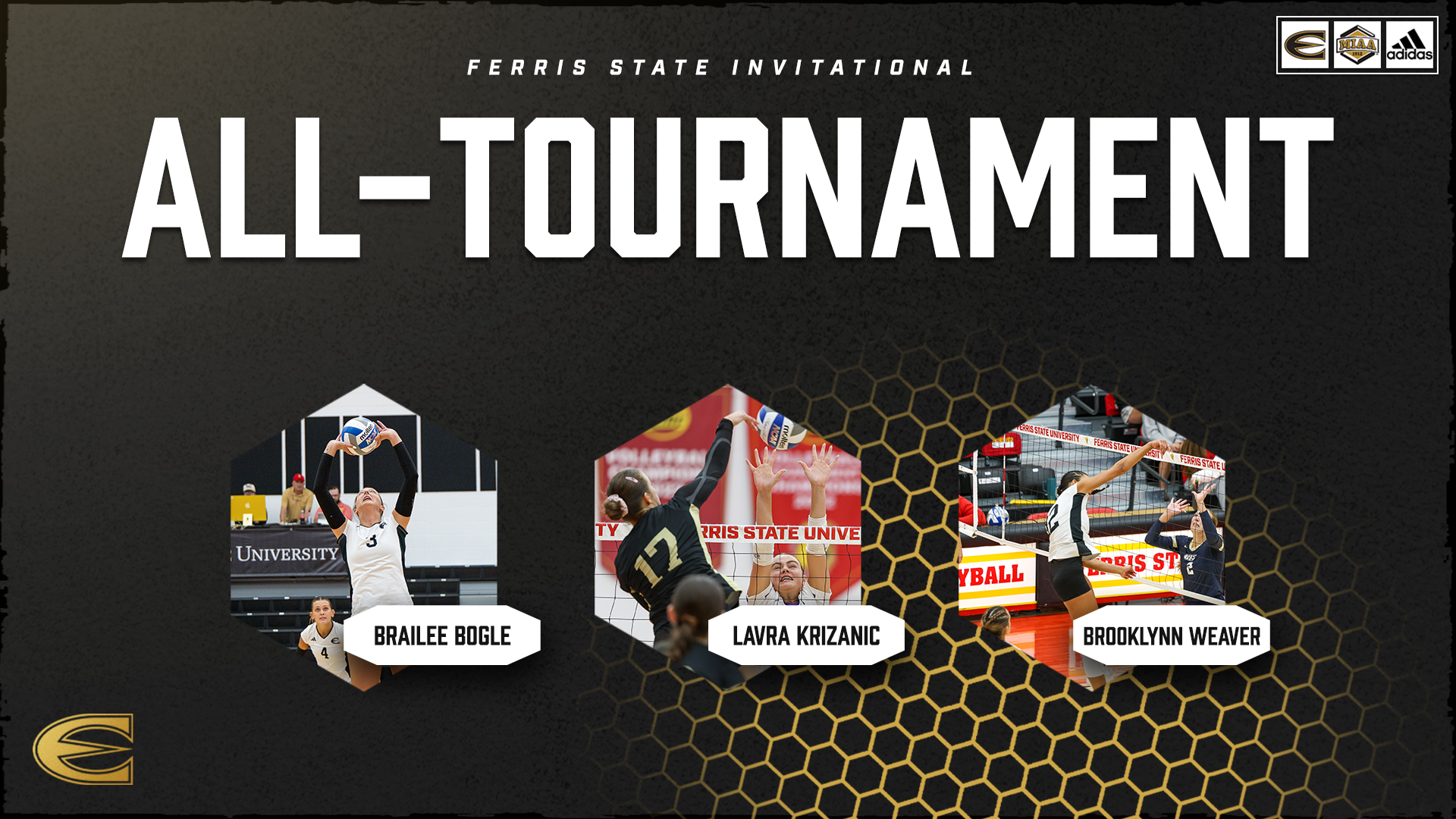 26 ESU VB Ferris All-Tournament Team