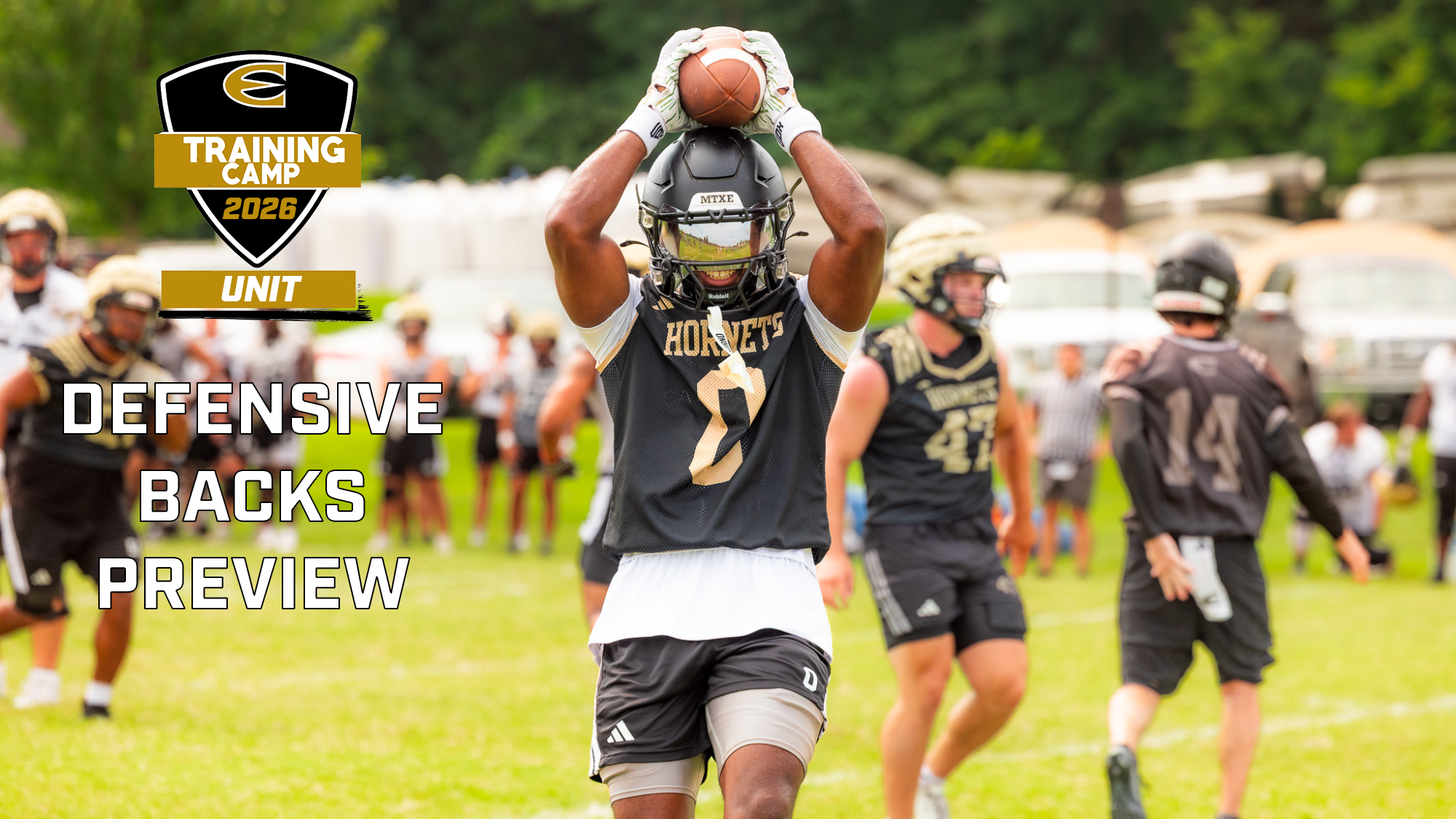 2026 Emporia State Football Training Camp Defensive Backs Preview with Clem McCullough