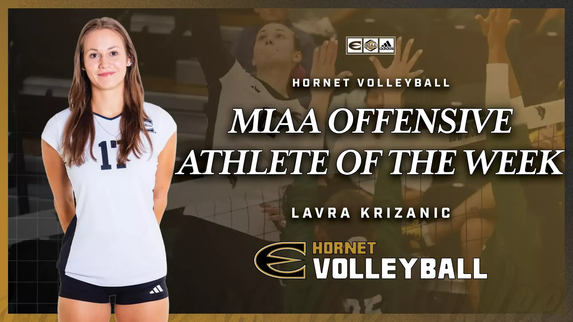 26 ESU VB Lavra Krizanic AOTW 9-14