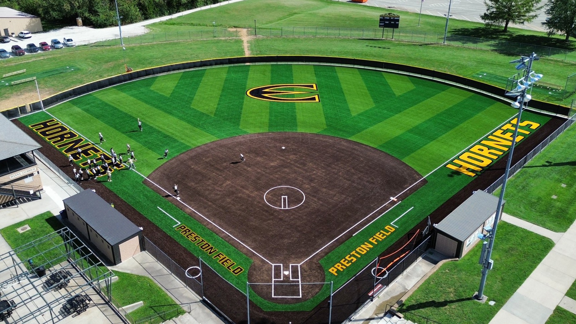 Preston Field at Trusler Sports Complex Drone Shot
