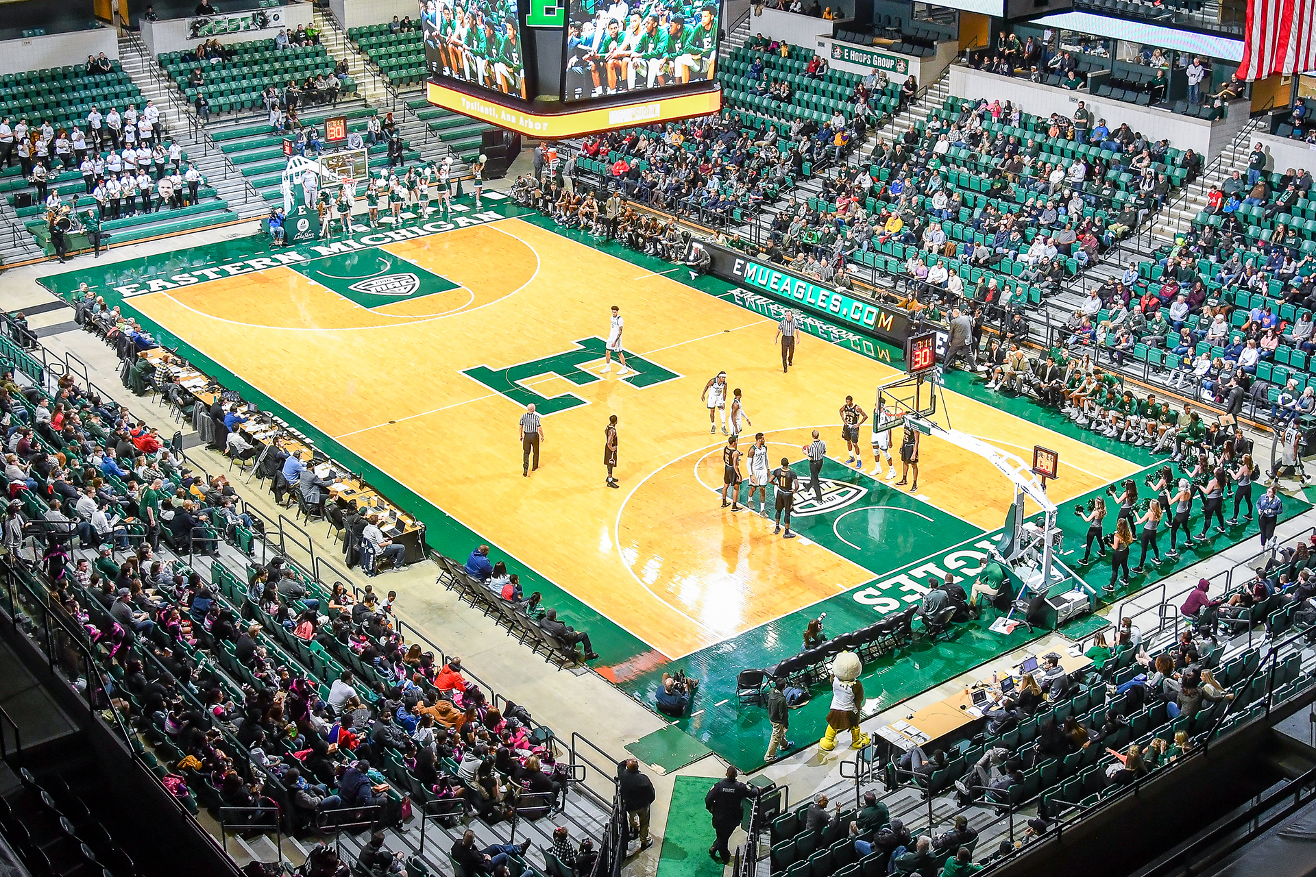 YPSILANTI, MI - JANUARY 12:  during the Eastern Michigan Eagles game versus the Kent State Golden Flashes on Saturday January 12, 2019 at the Convocation Center in Ypsilanti, MI. (Photo by Steven King/Icon Sportswire)