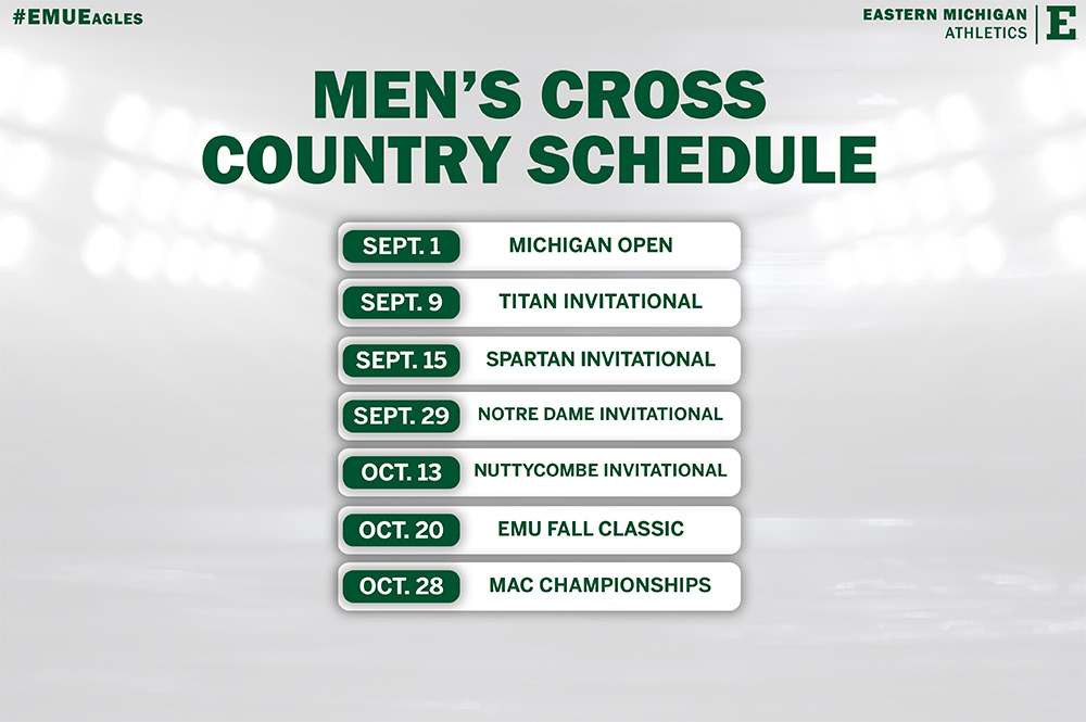 Men's Cross Country Unveils 2017 Schedule Eastern Michigan University