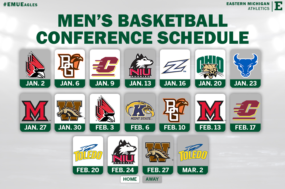 Men's Basketball Releases Conference Schedule Eastern Michigan