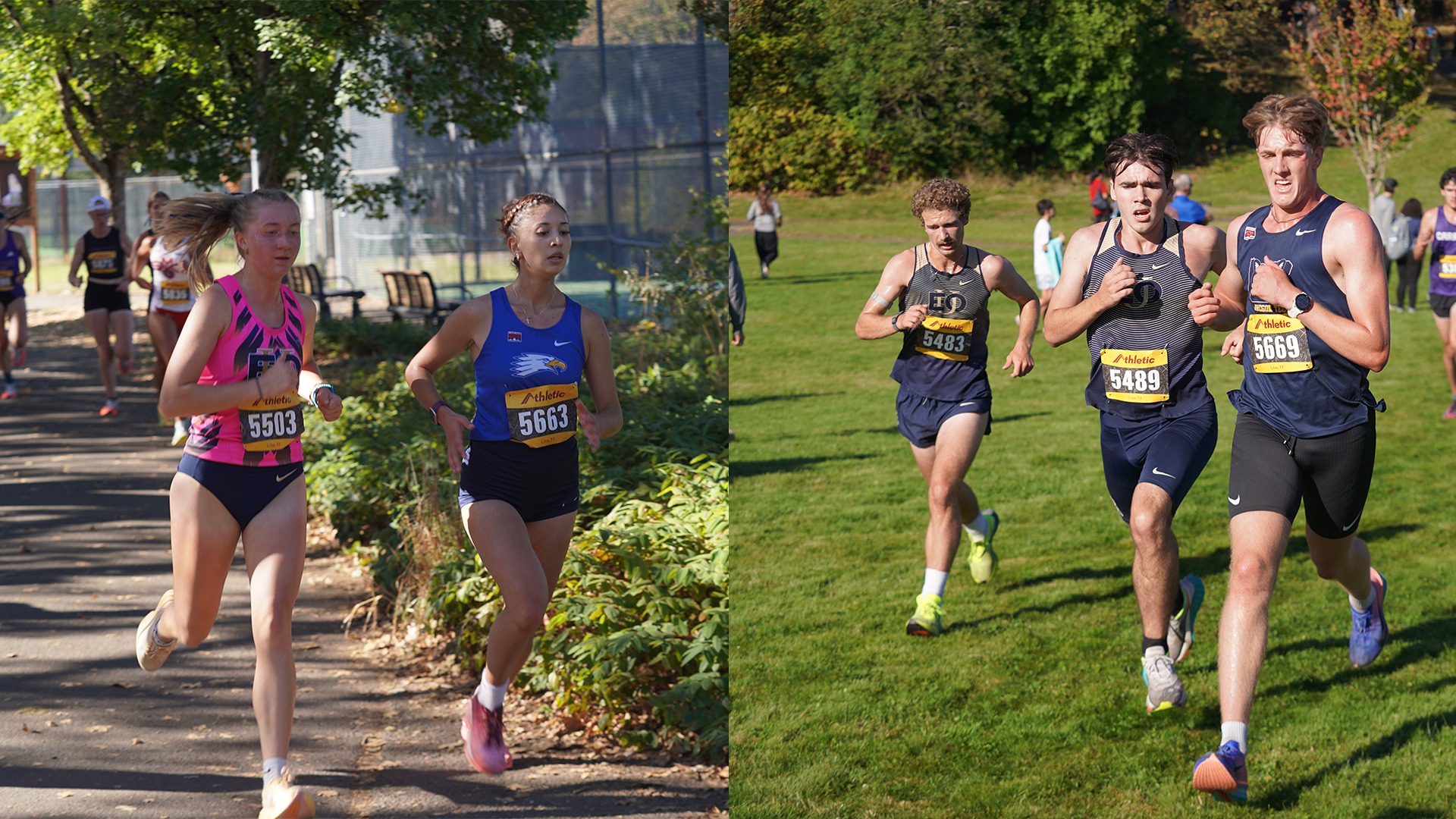 Cross Country Action shots Willamette Invite