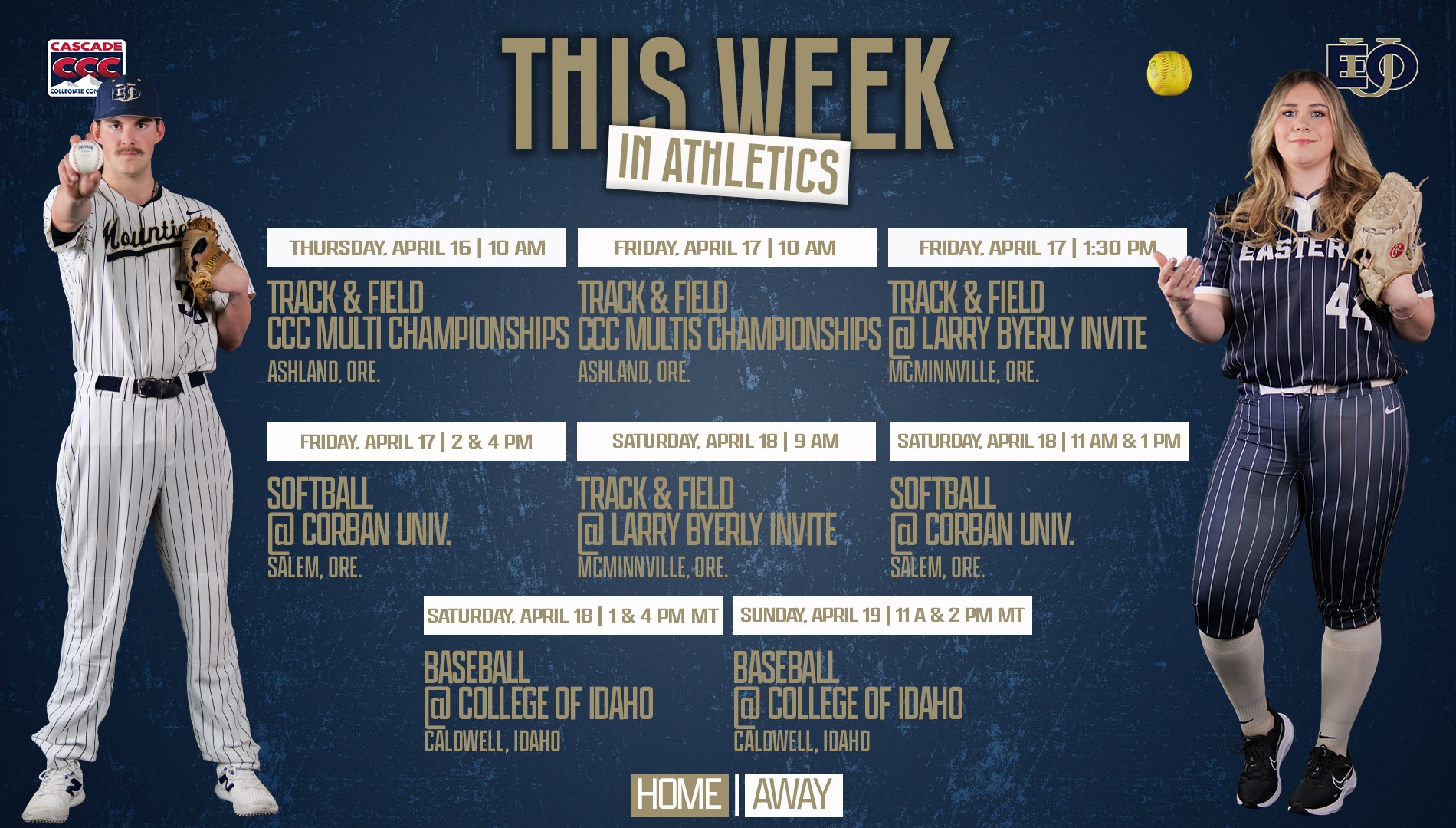 This week in EOU Athletics
