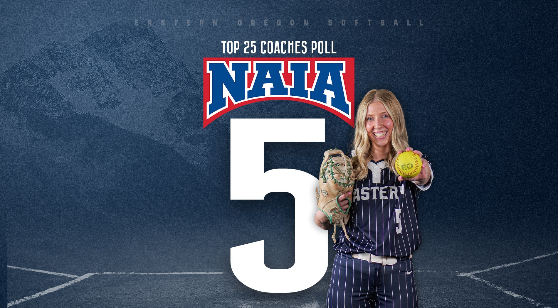 EOU Softball Rank #5