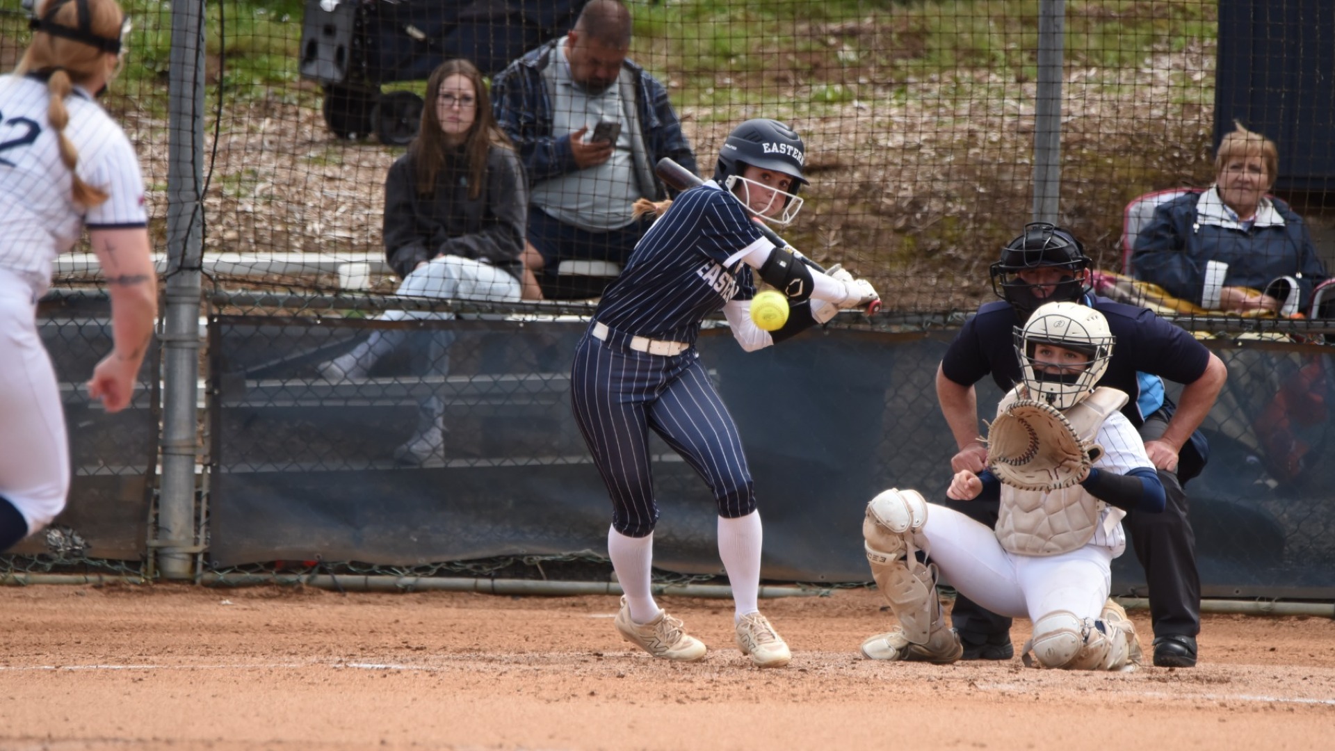 Isabella Lauerman hitting