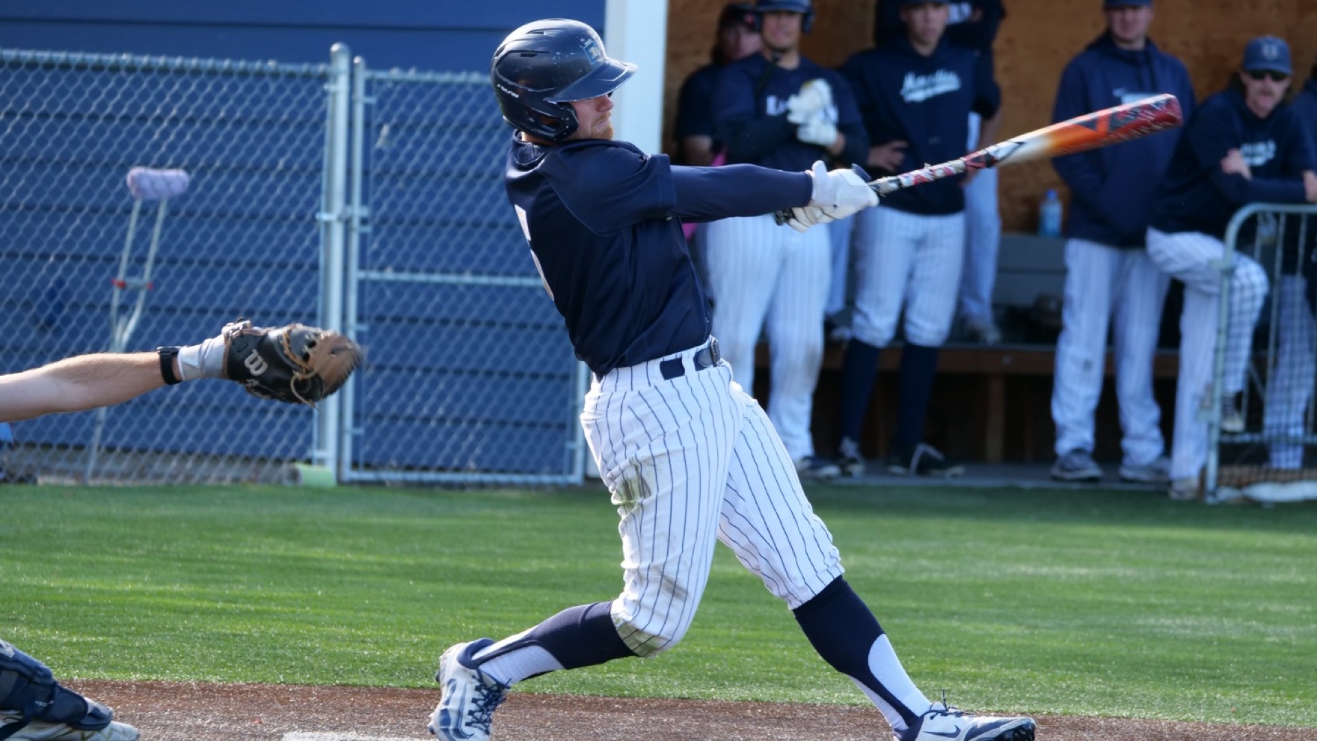 Tucker Zander hitting