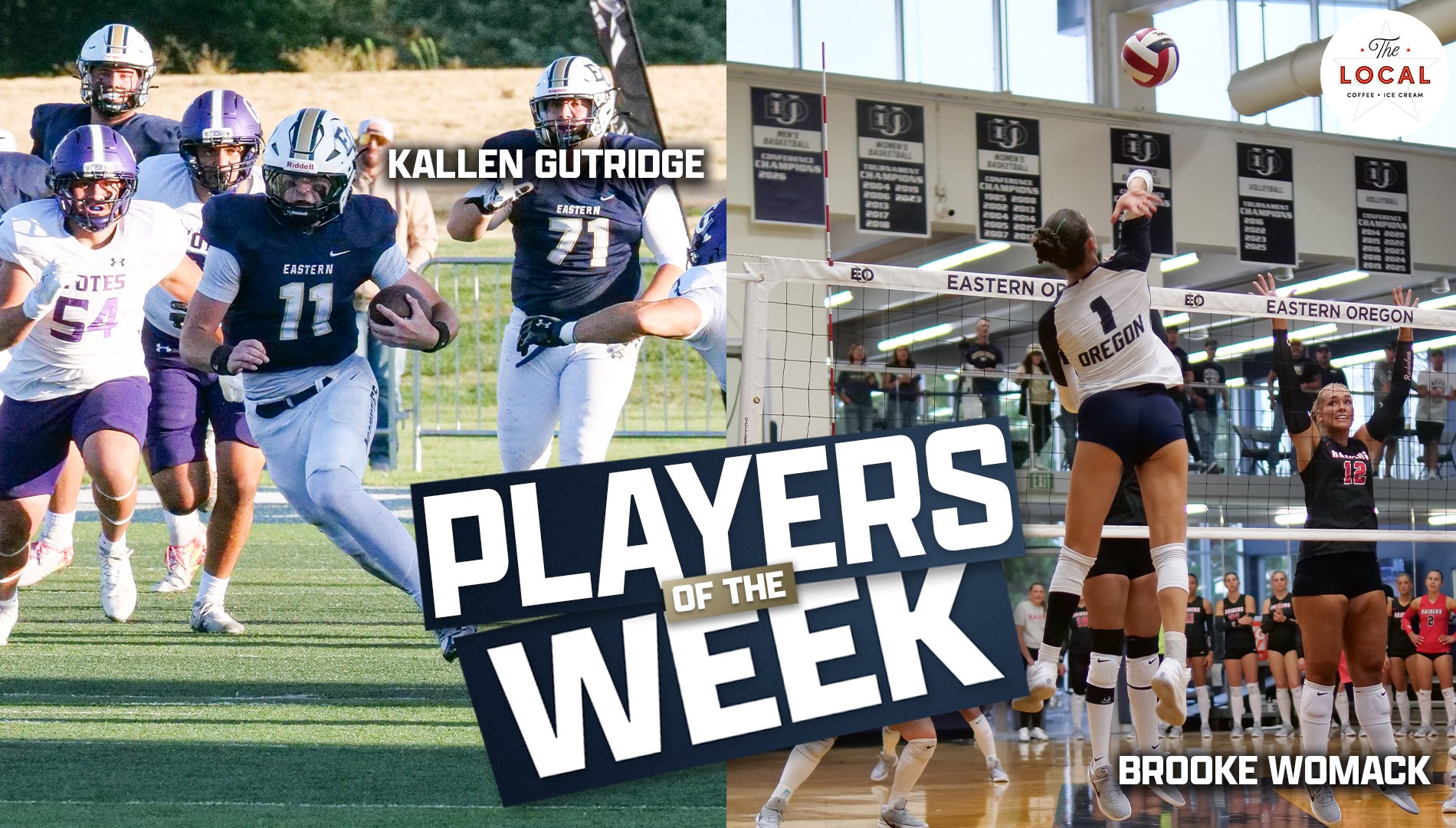Gutridge, Womack Players of the Week