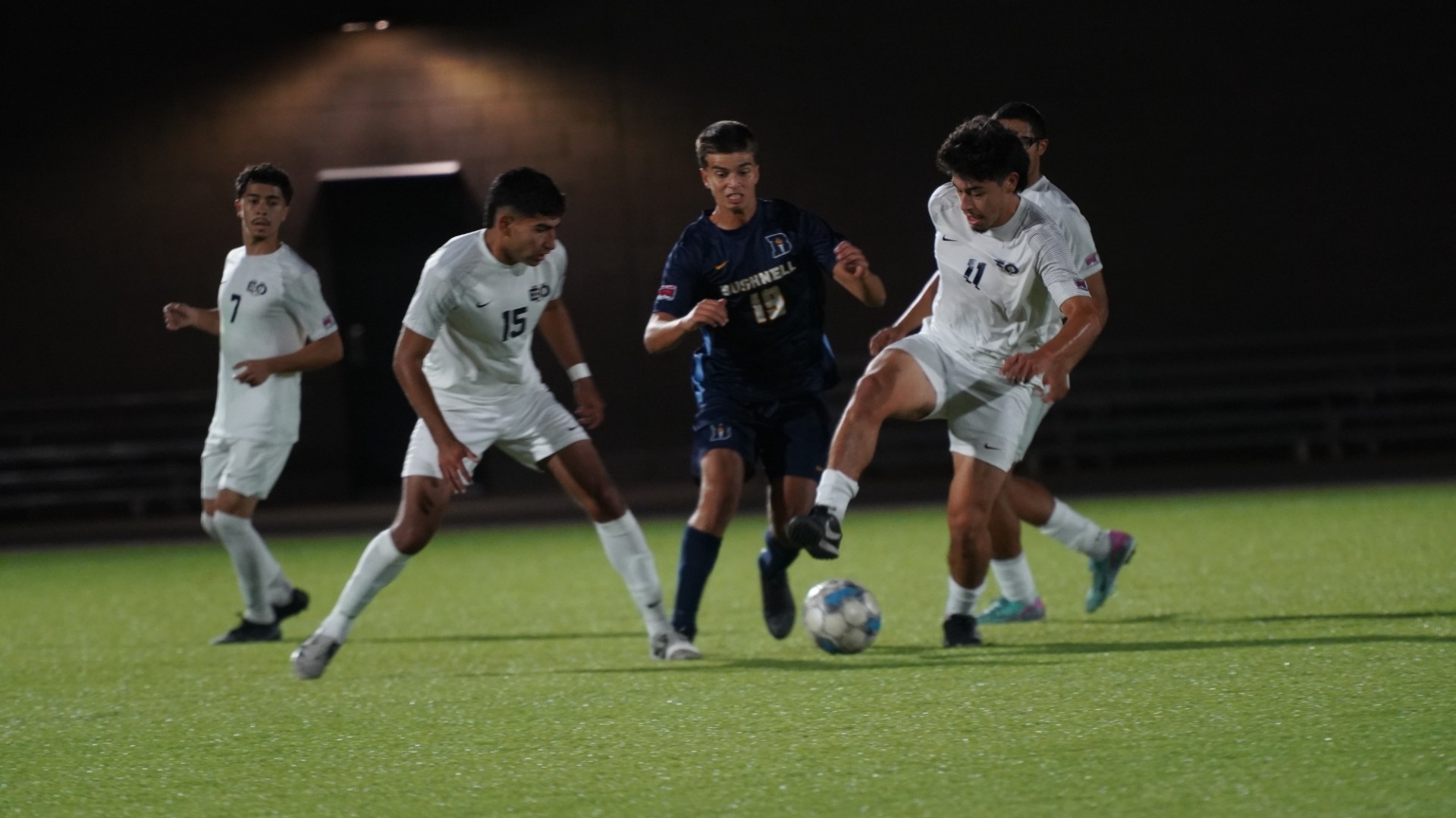 Soccer action shot