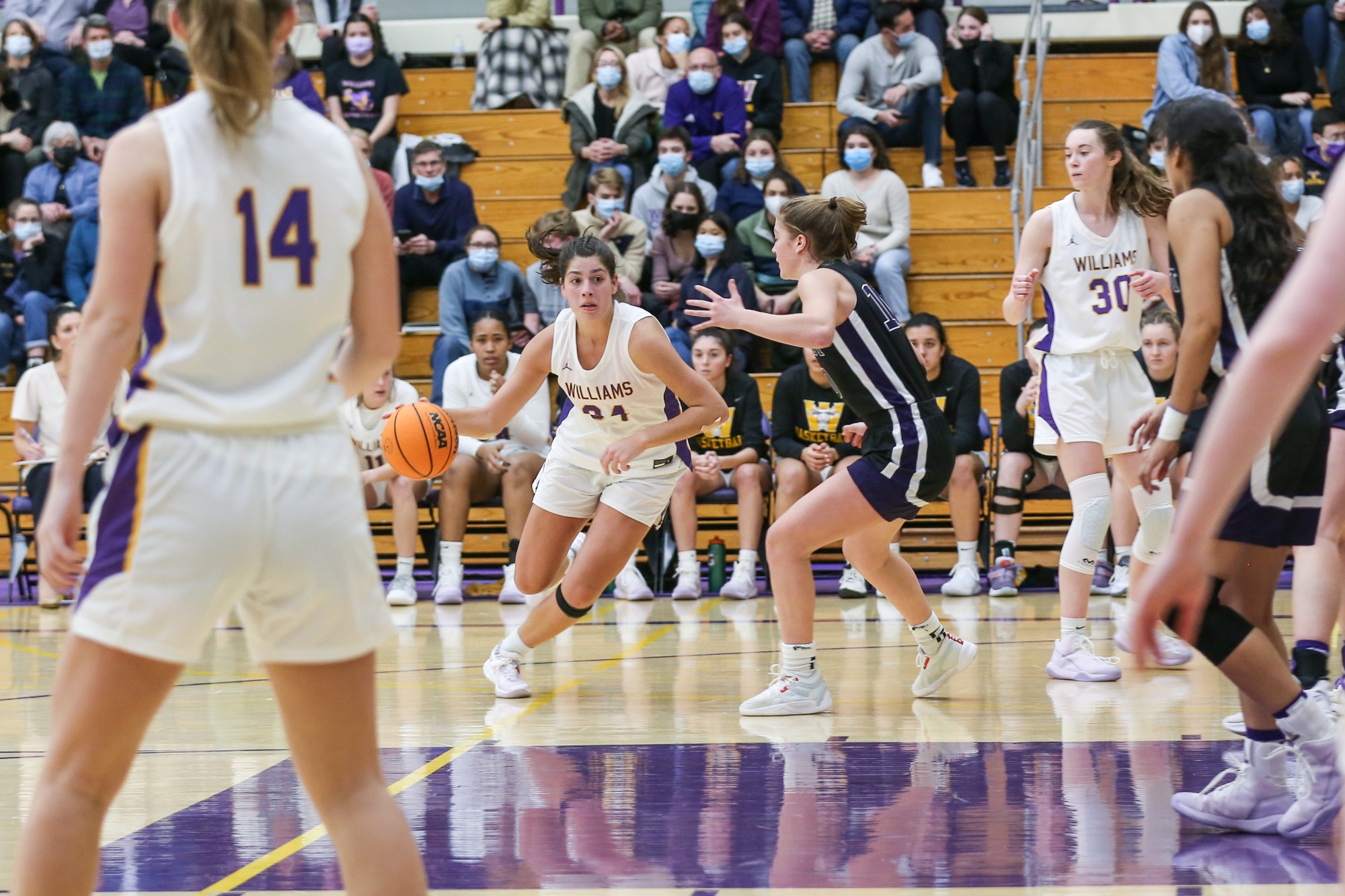 Williams Fights Hard Against 15 Amherst, Falling 6057 Williams College