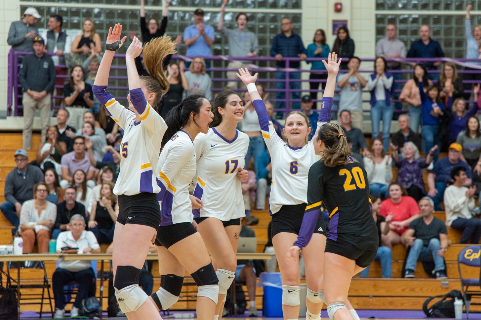 Women's Volleyball Sweeps Colby on Senior Night Williams College
