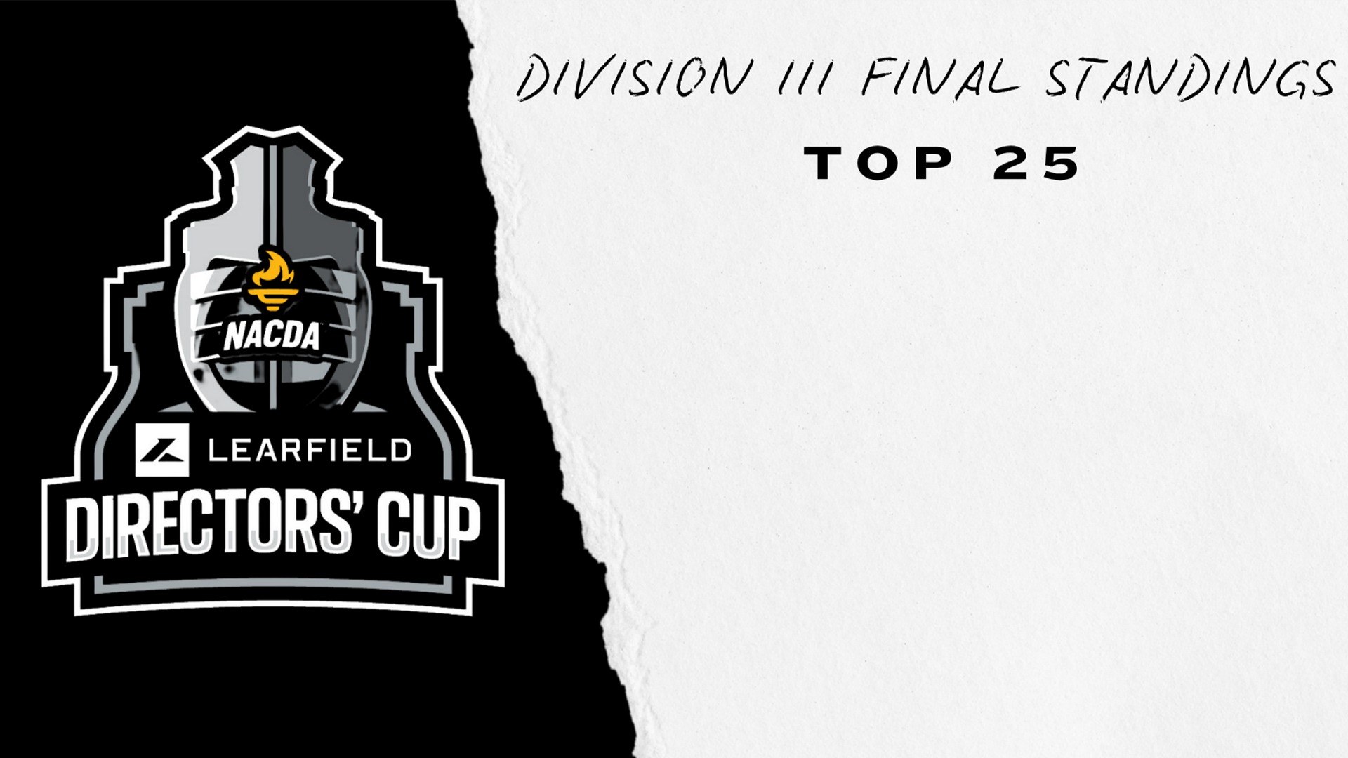 1920 Final Learfield Directors' Cup Top 25 Standings logo