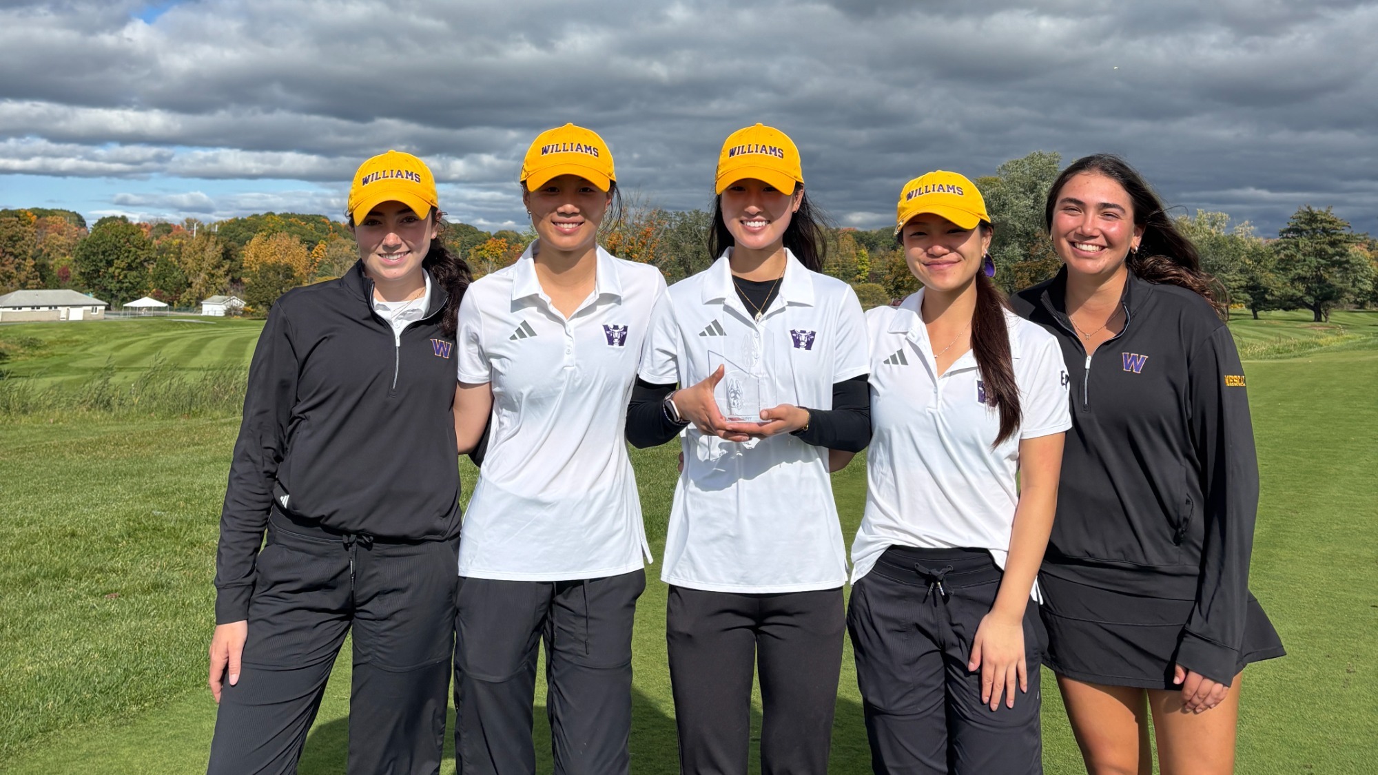 Ephs at the Doc Sauers Invitational — Maryanne Grace, Sadie Wu, Angela Nip, Natalie Cheong and Emma Abramson