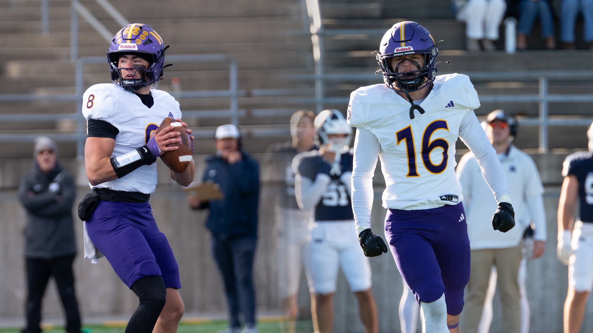 Drew Weiler and Andrew Kreakie, NESCAC Offensive and Defensive Players of the Week, Oct. 19, 2026