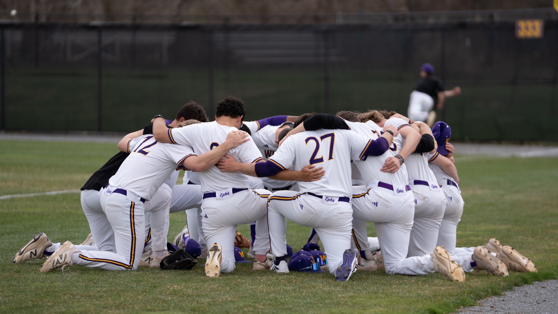 Baseball huddle
